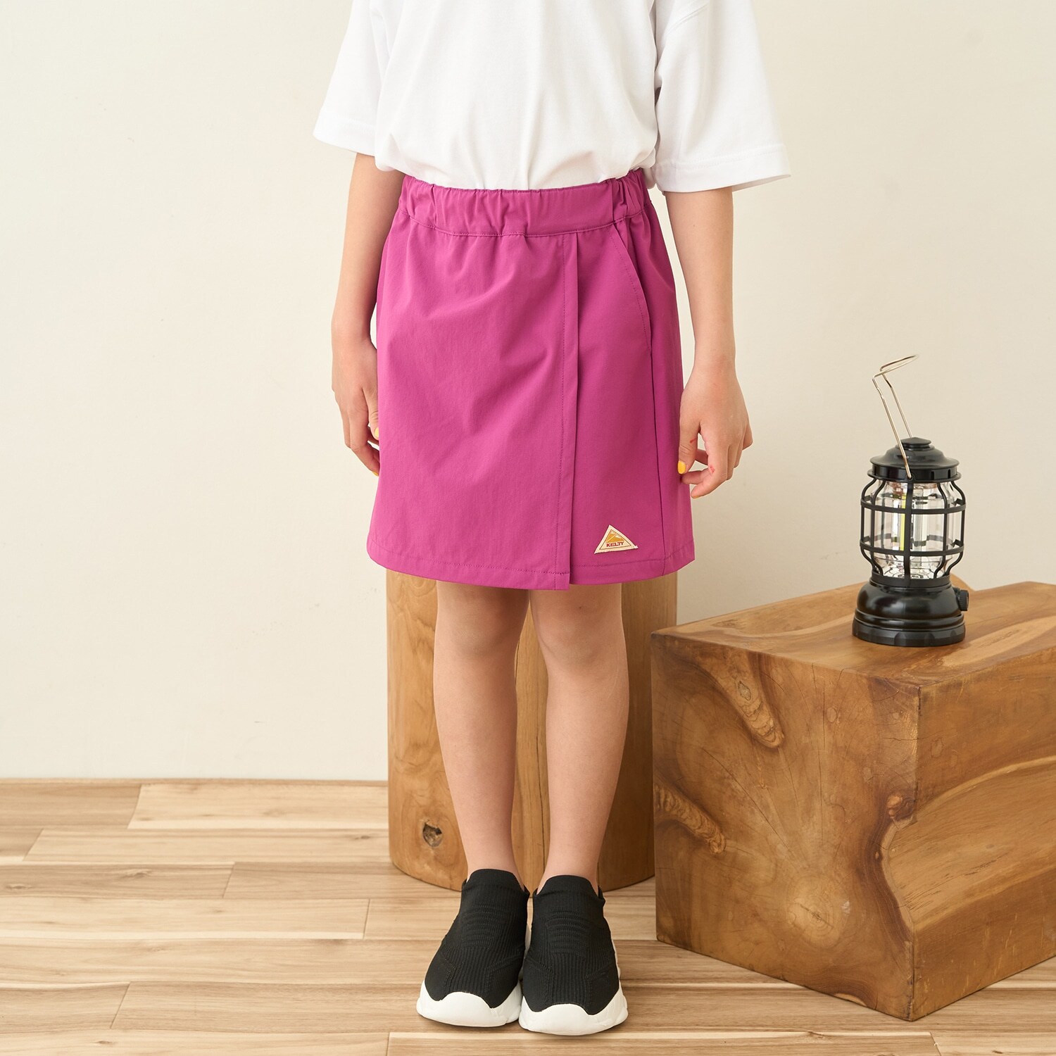 【４WAYストレッチ】【KELTY】ラップキュロット