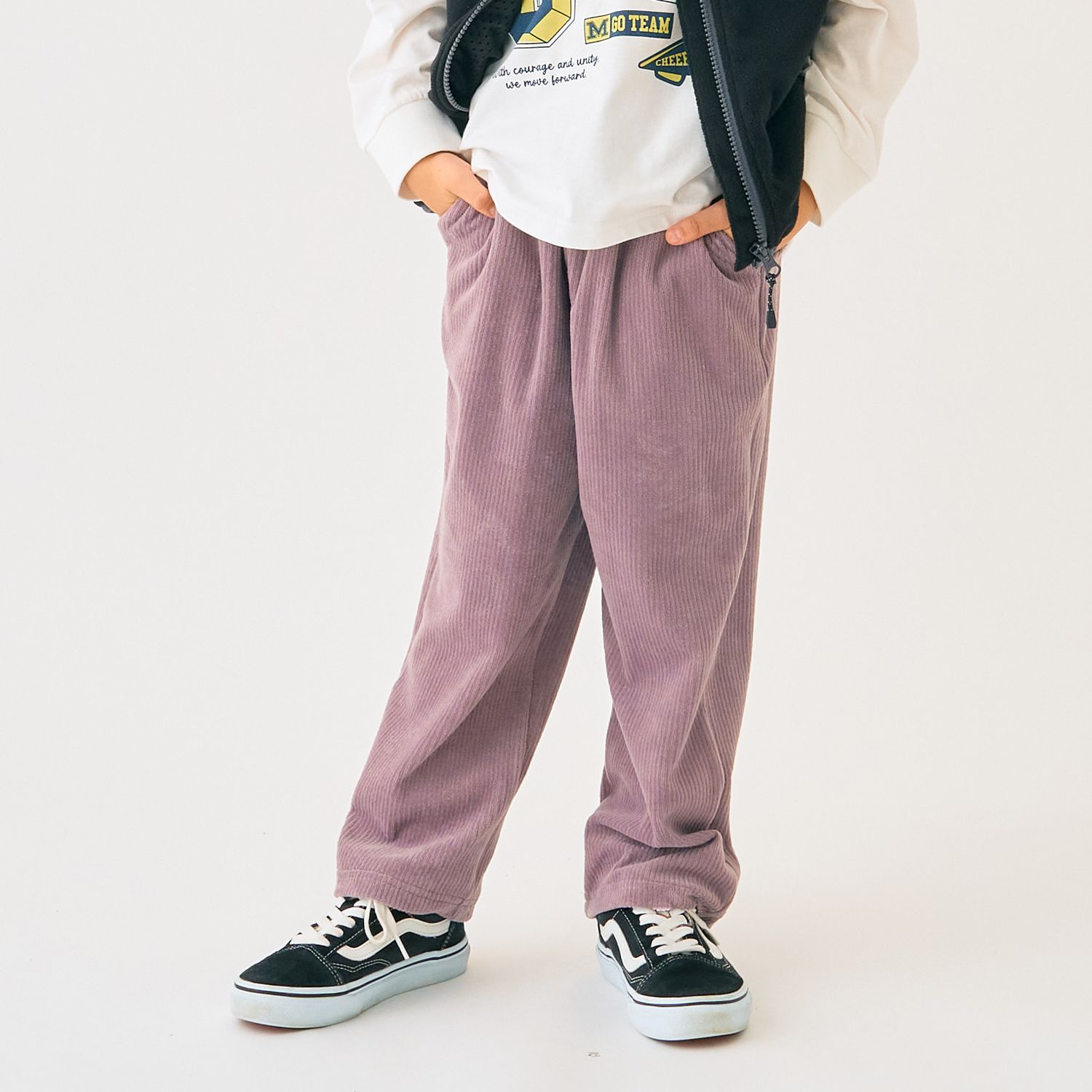 ニットコールパンツ