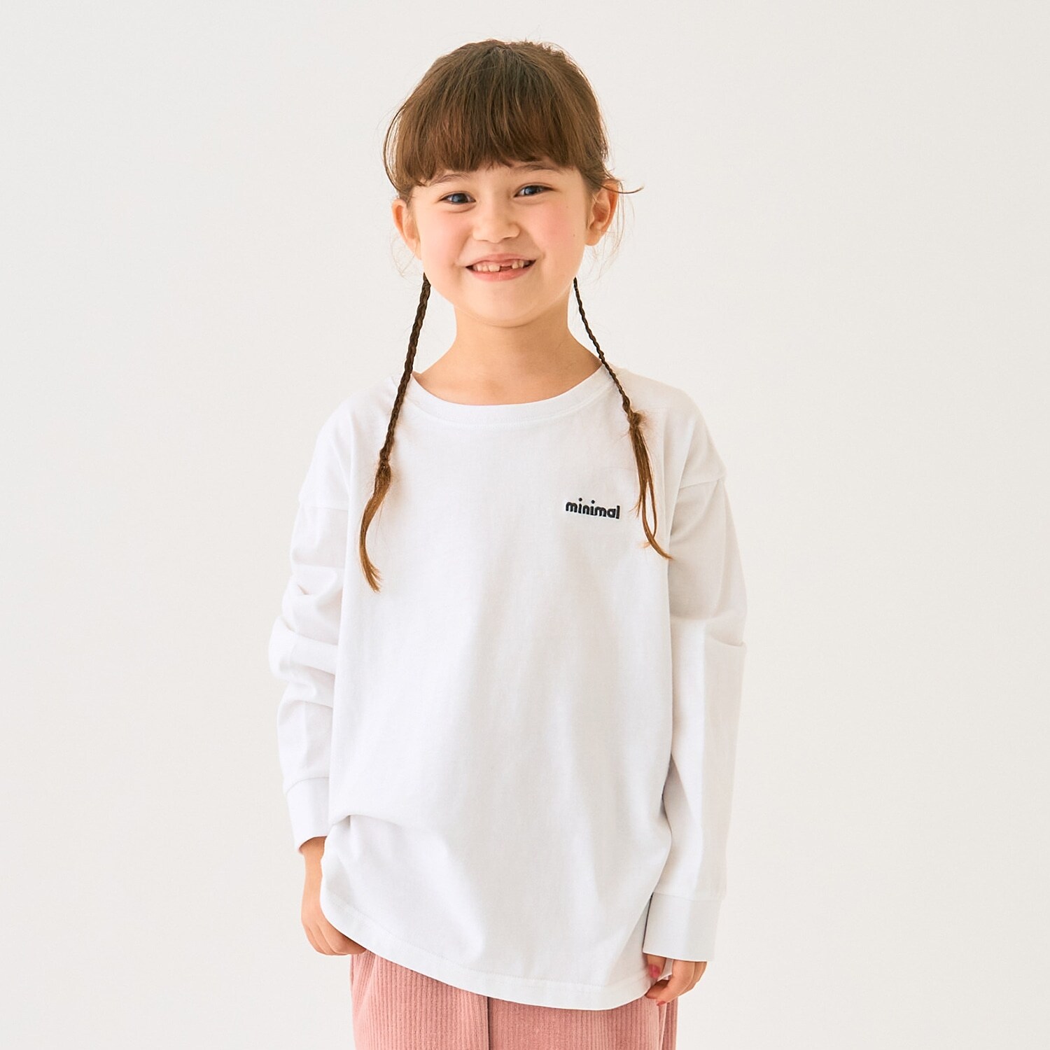 ワンポイント天竺ロングＴシャツ