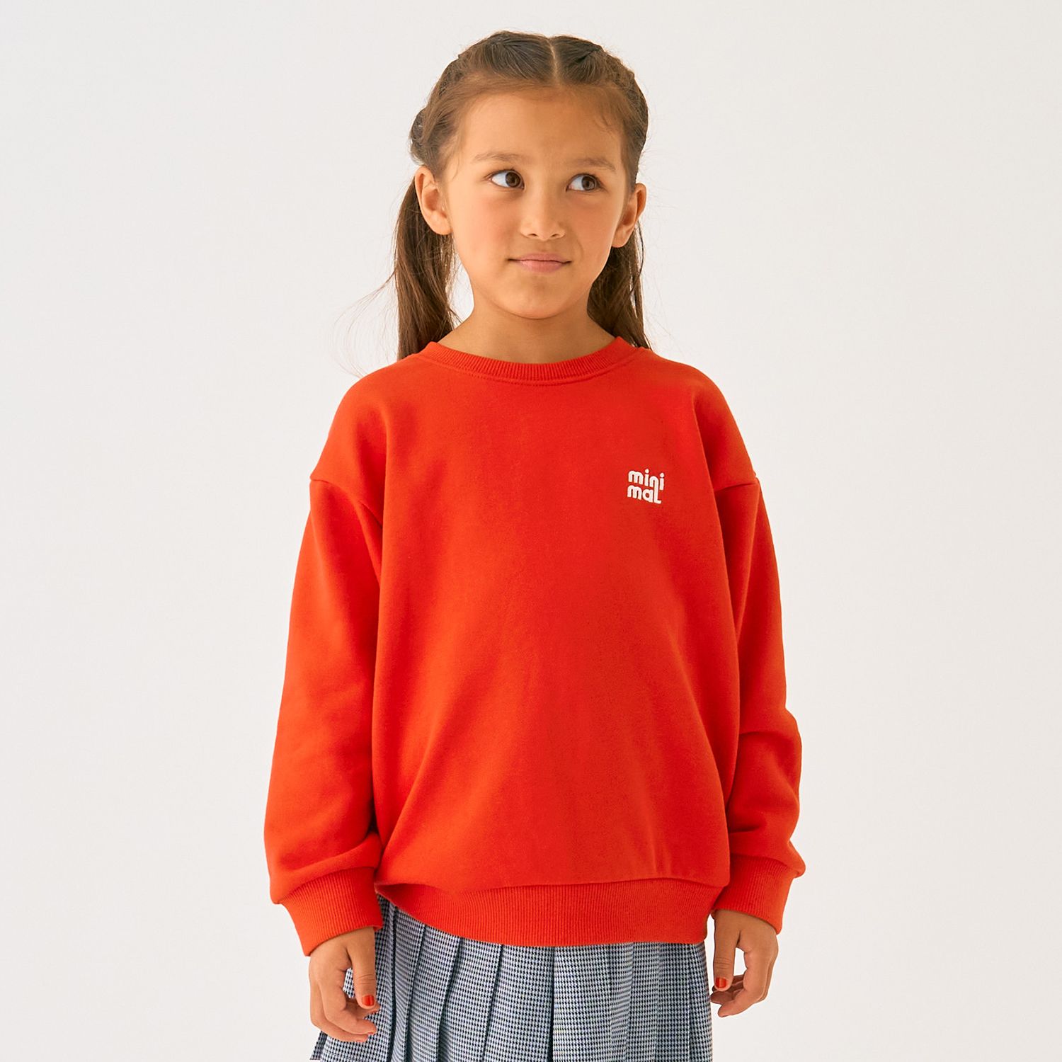 ワンポイント裏毛プルオーバー