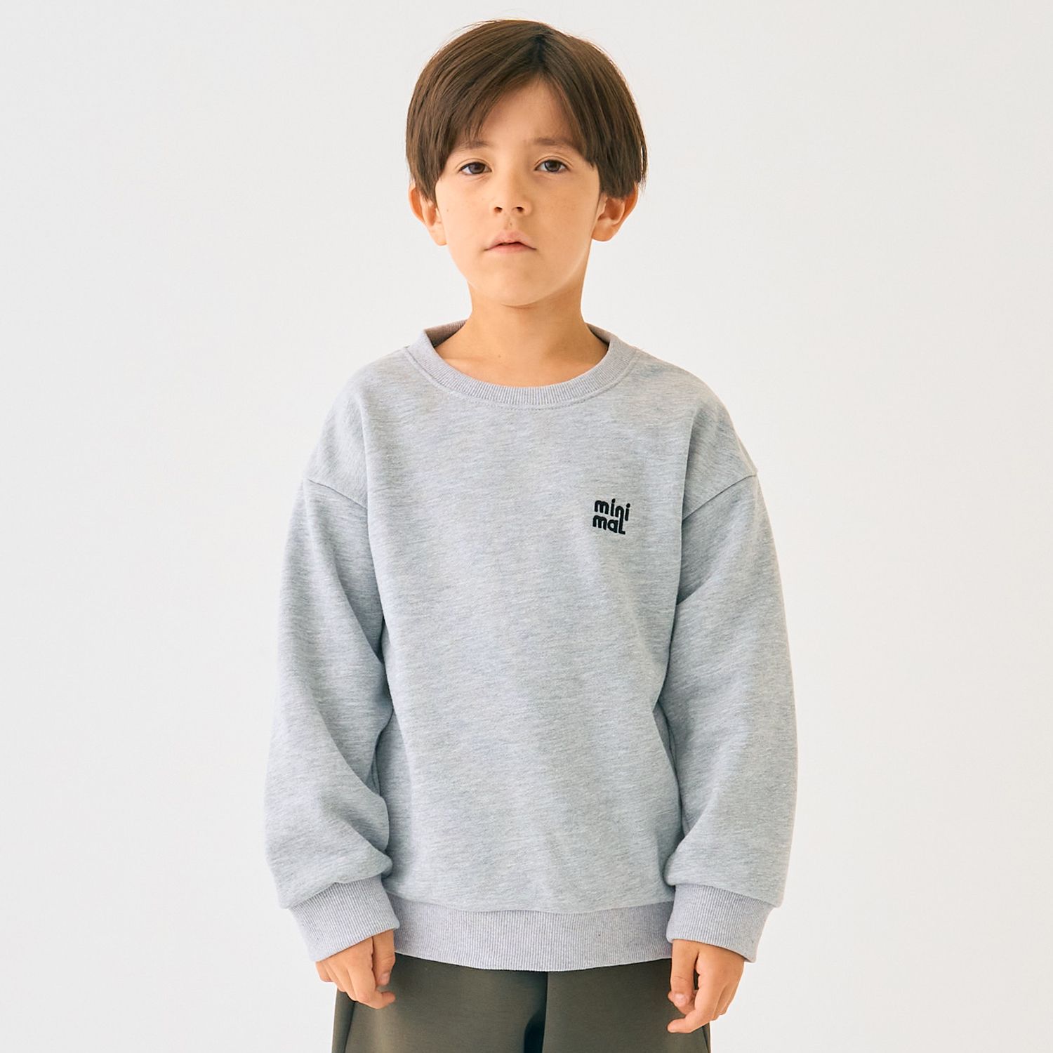 ワンポイント裏毛プルオーバー