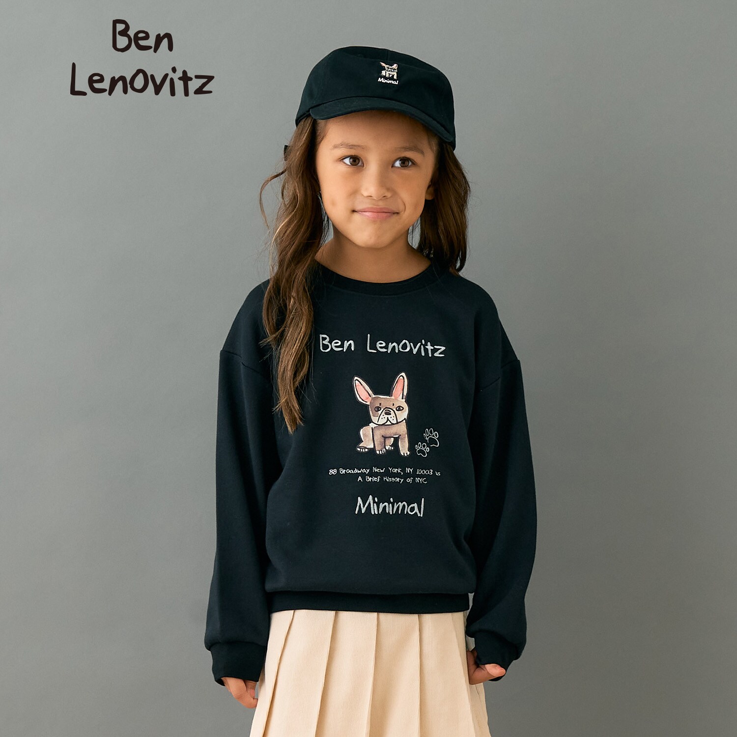 【ベンレノヴィッツ】DOGロゴプルオーバー