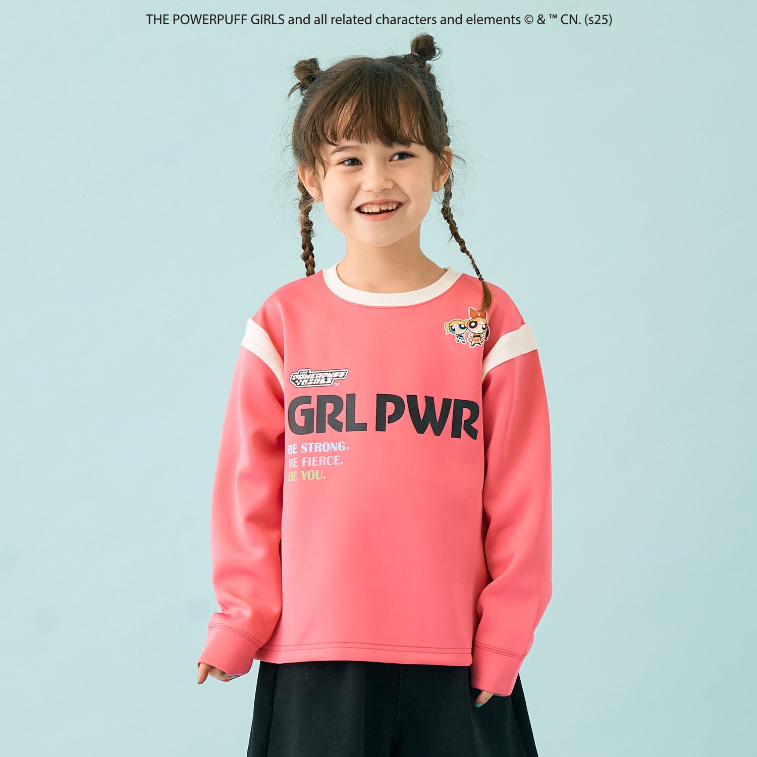 【防汚加工】【パワーパフ ガールズ】ポンチロゴクルー