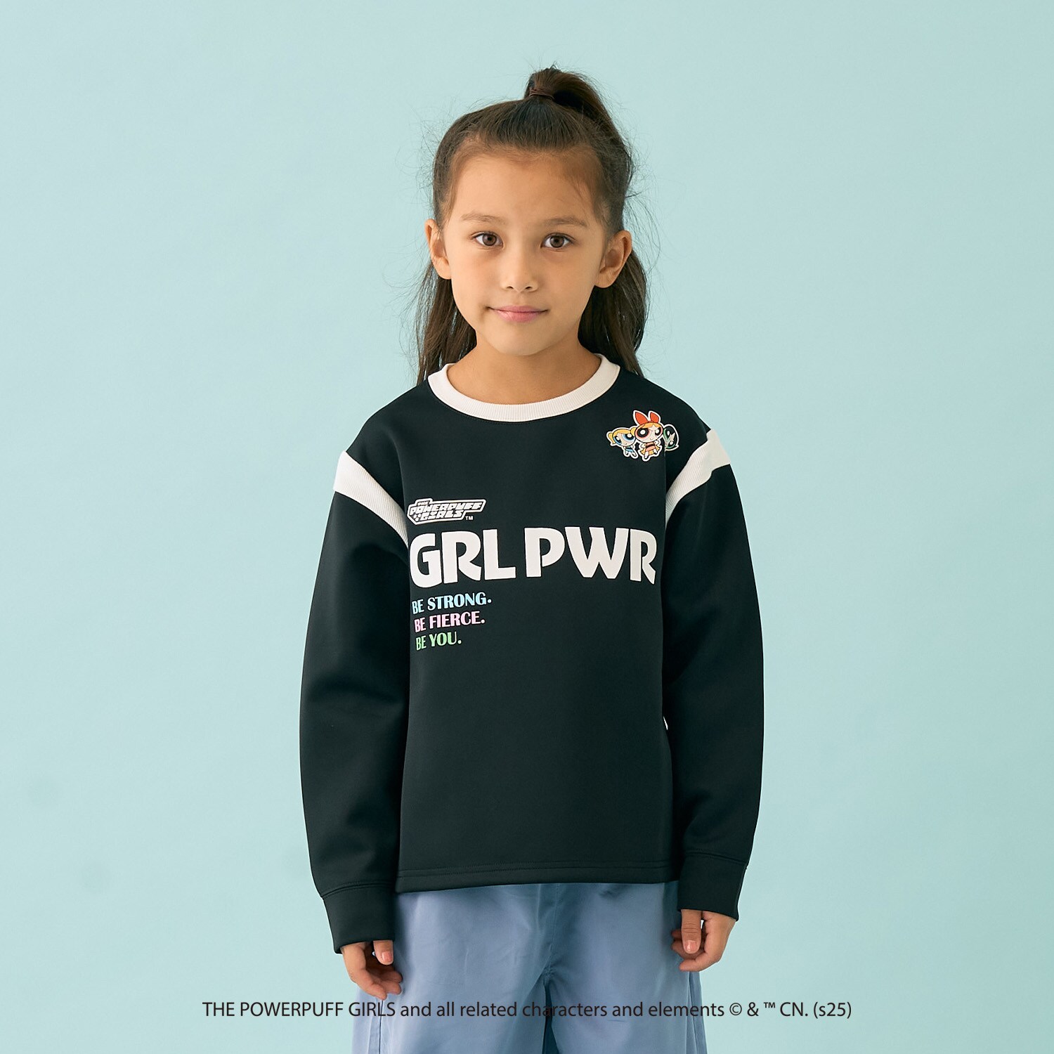 【防汚加工】【パワーパフ ガールズ】ポンチロゴクルー