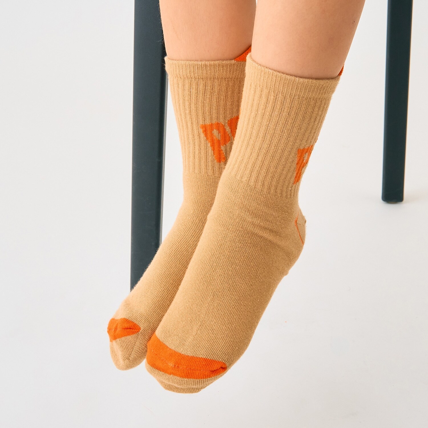 ベロつきクルーソックス