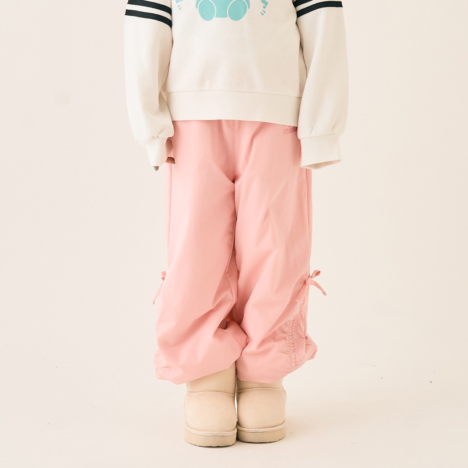 裏フリースドロストナイロンパンツ