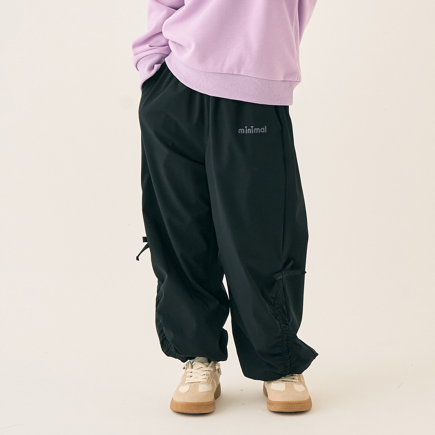 裏フリースドロストナイロンパンツ