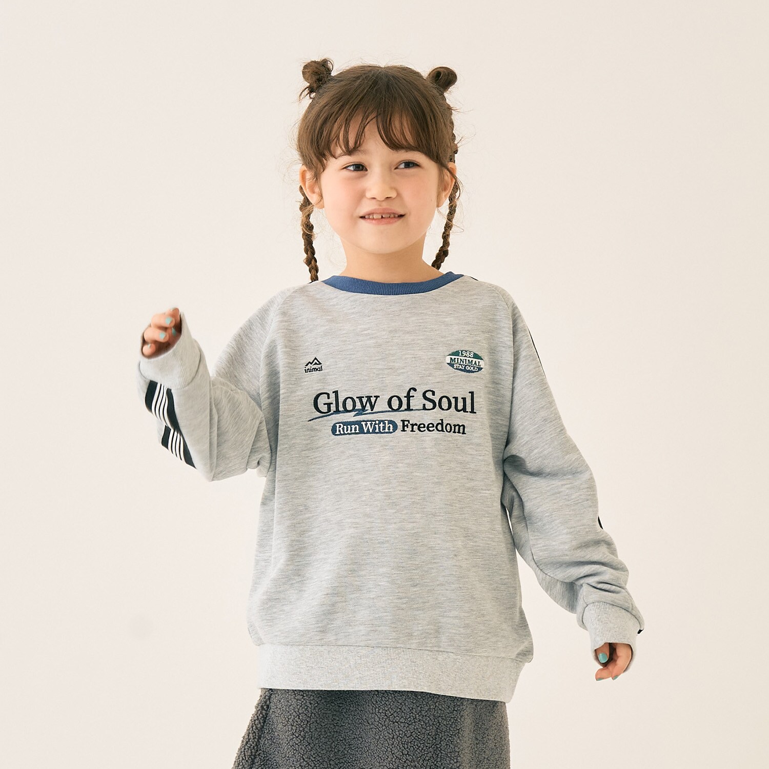 袖ラインスウェット【セットアップ可】