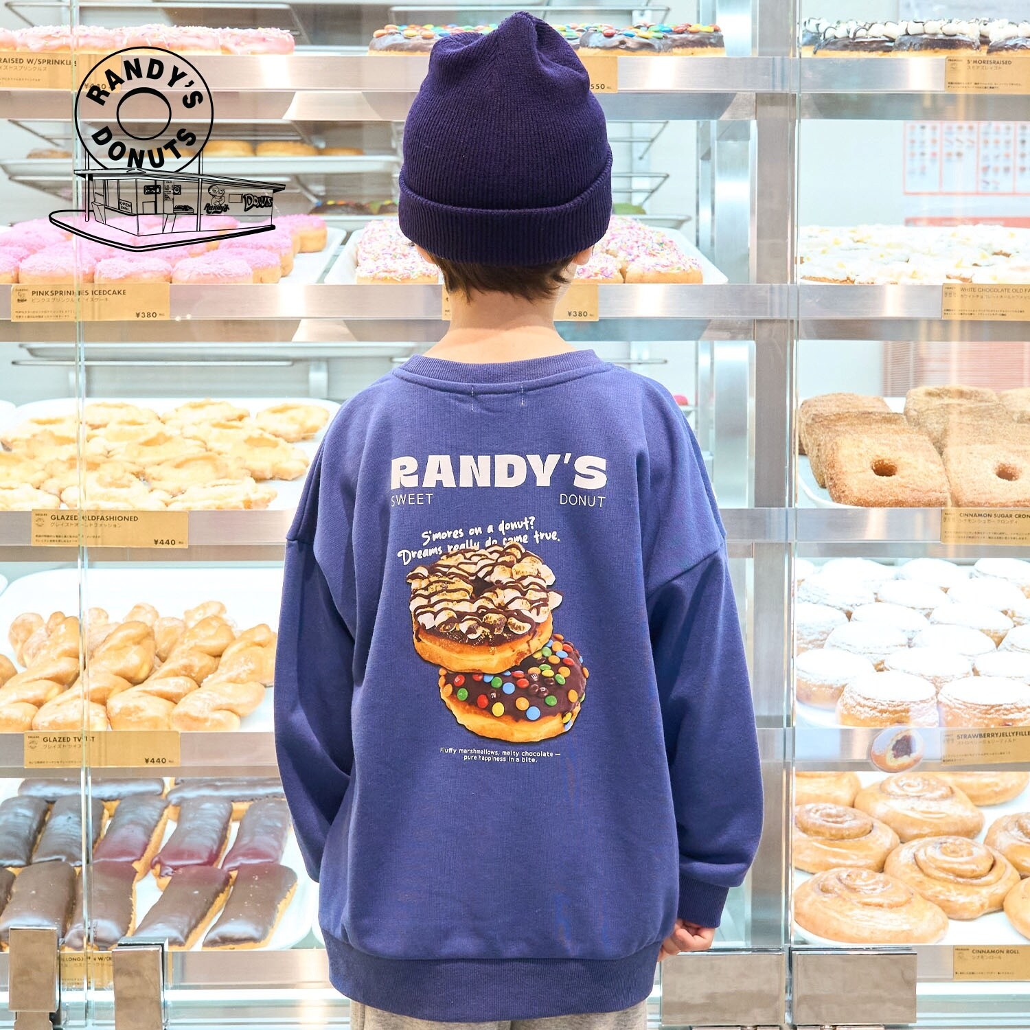 【ランディーズ】バックプリントプルオーバー