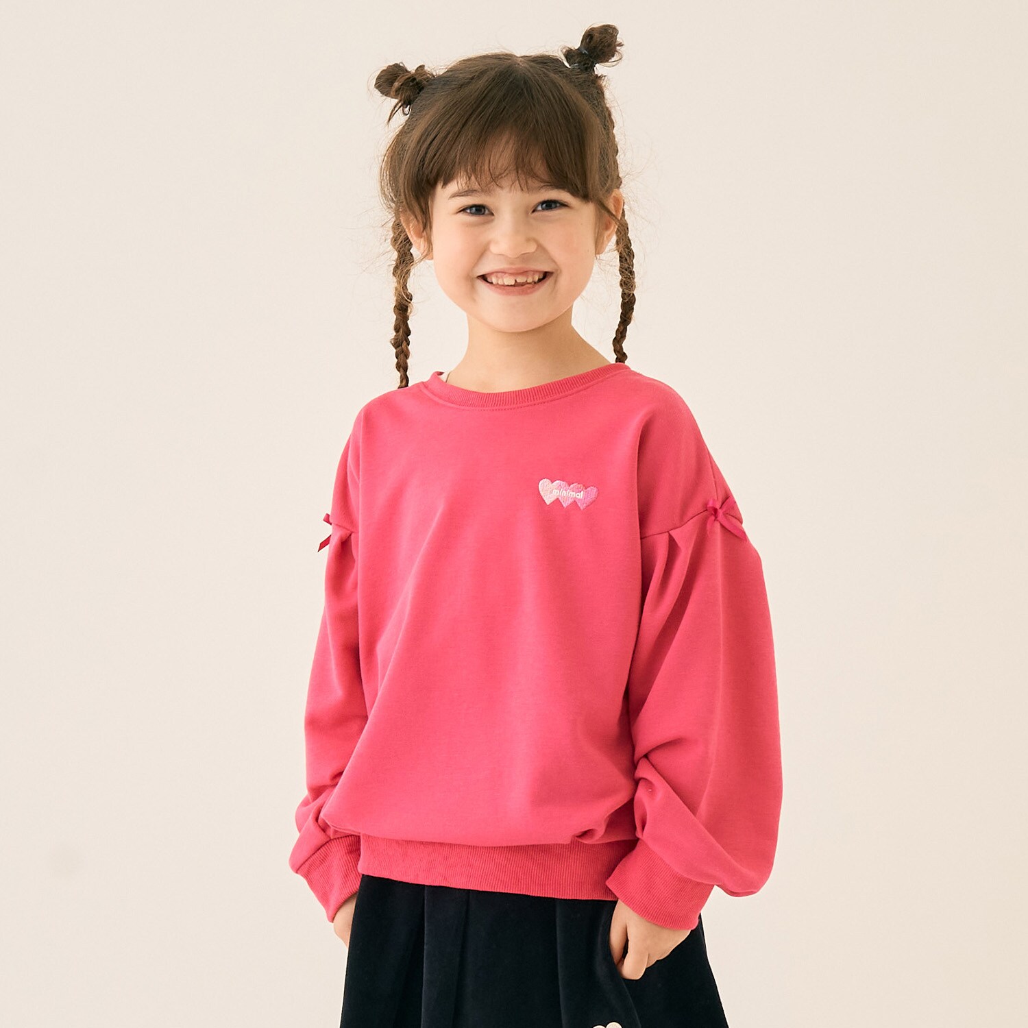 裏毛バックプリントプルオーバー