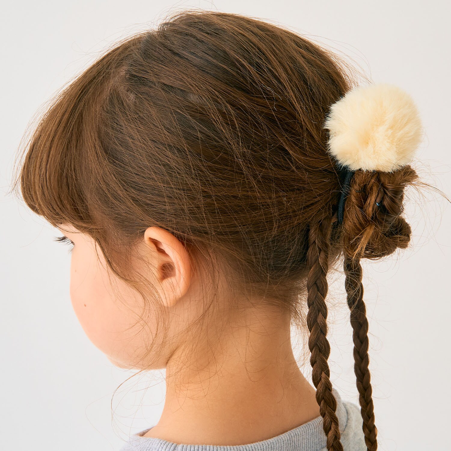 フェイクファーポニー