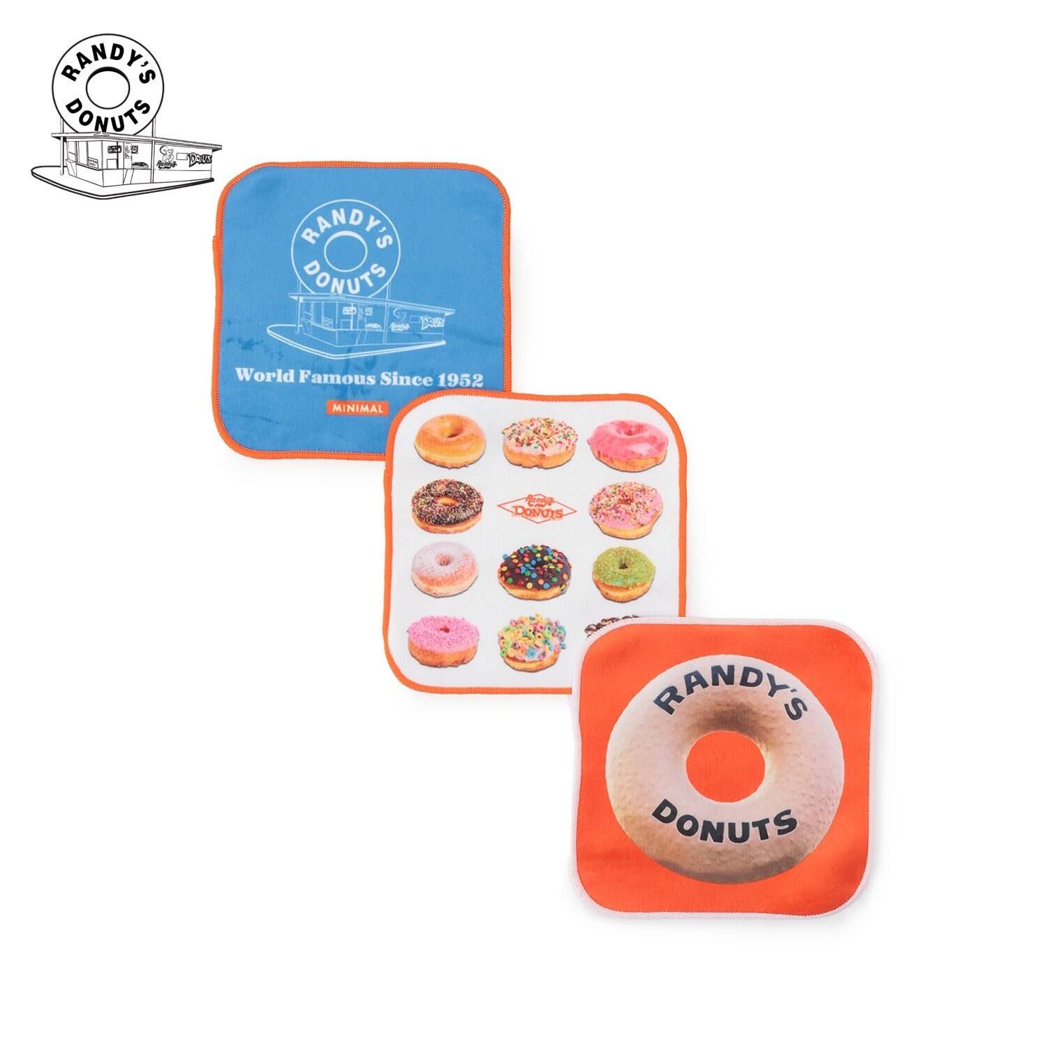 【ランディーズ】3枚セットタオルハンカチ