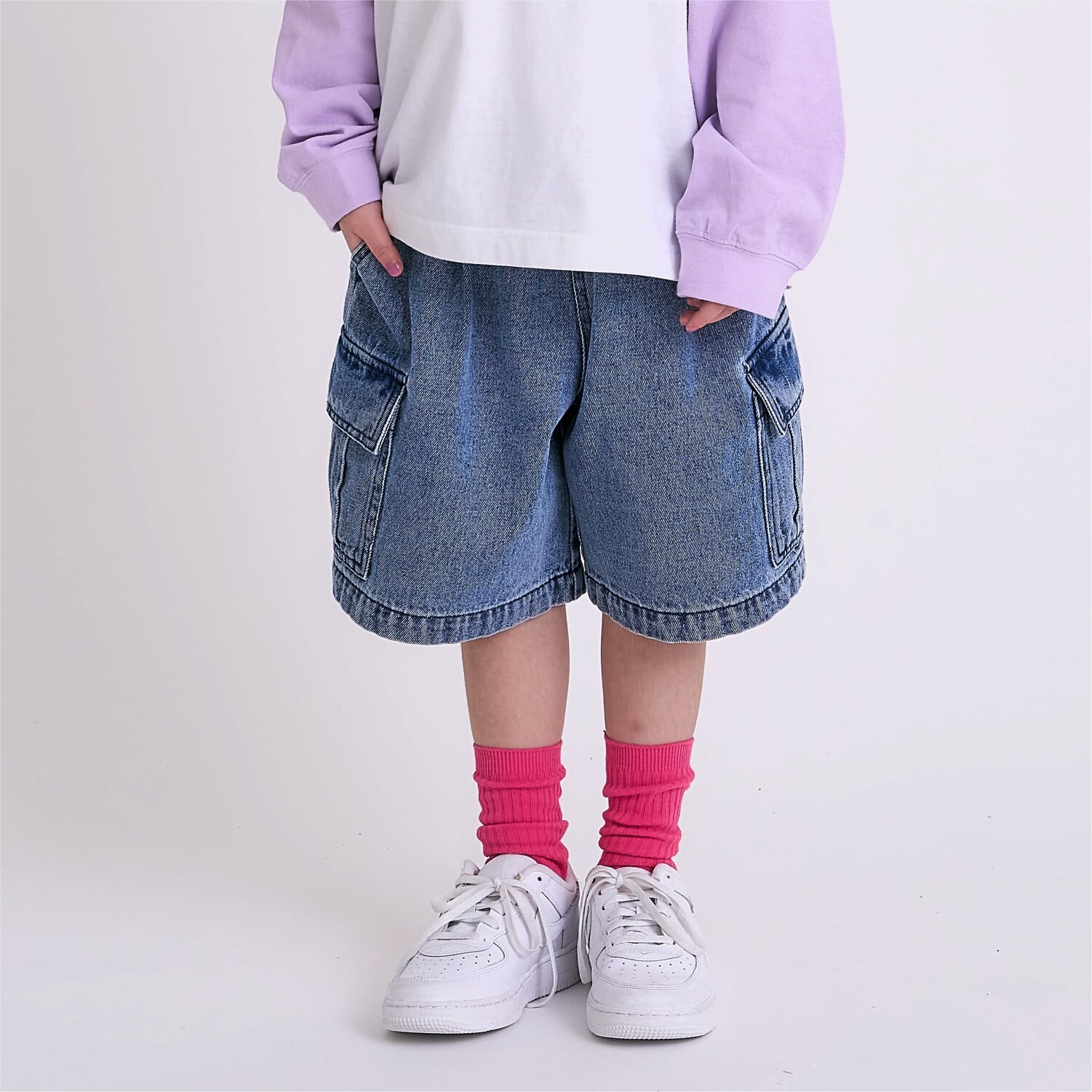 デニムハーフパンツ