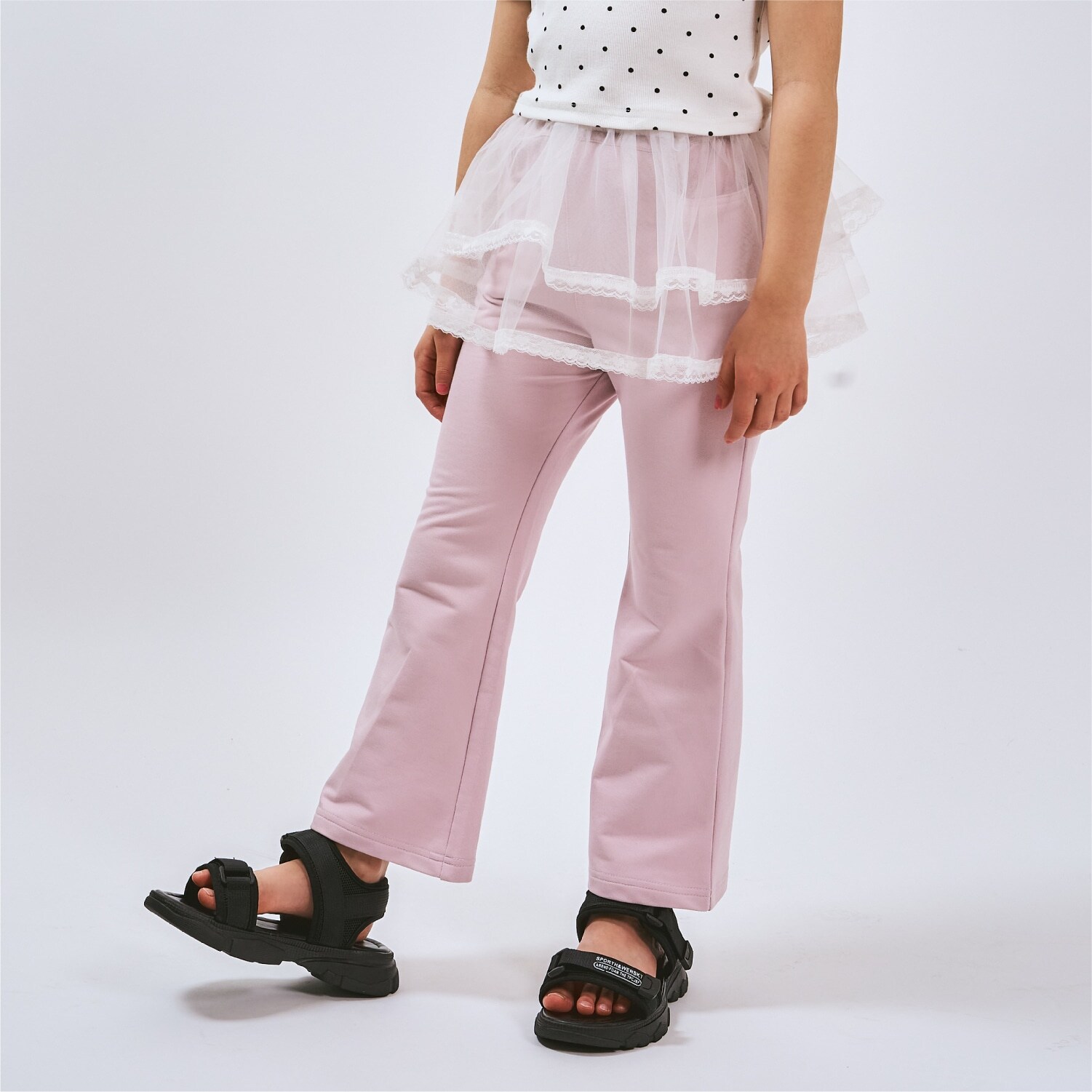 『4WAYストレッチ』スタイルアップフレアパンツ