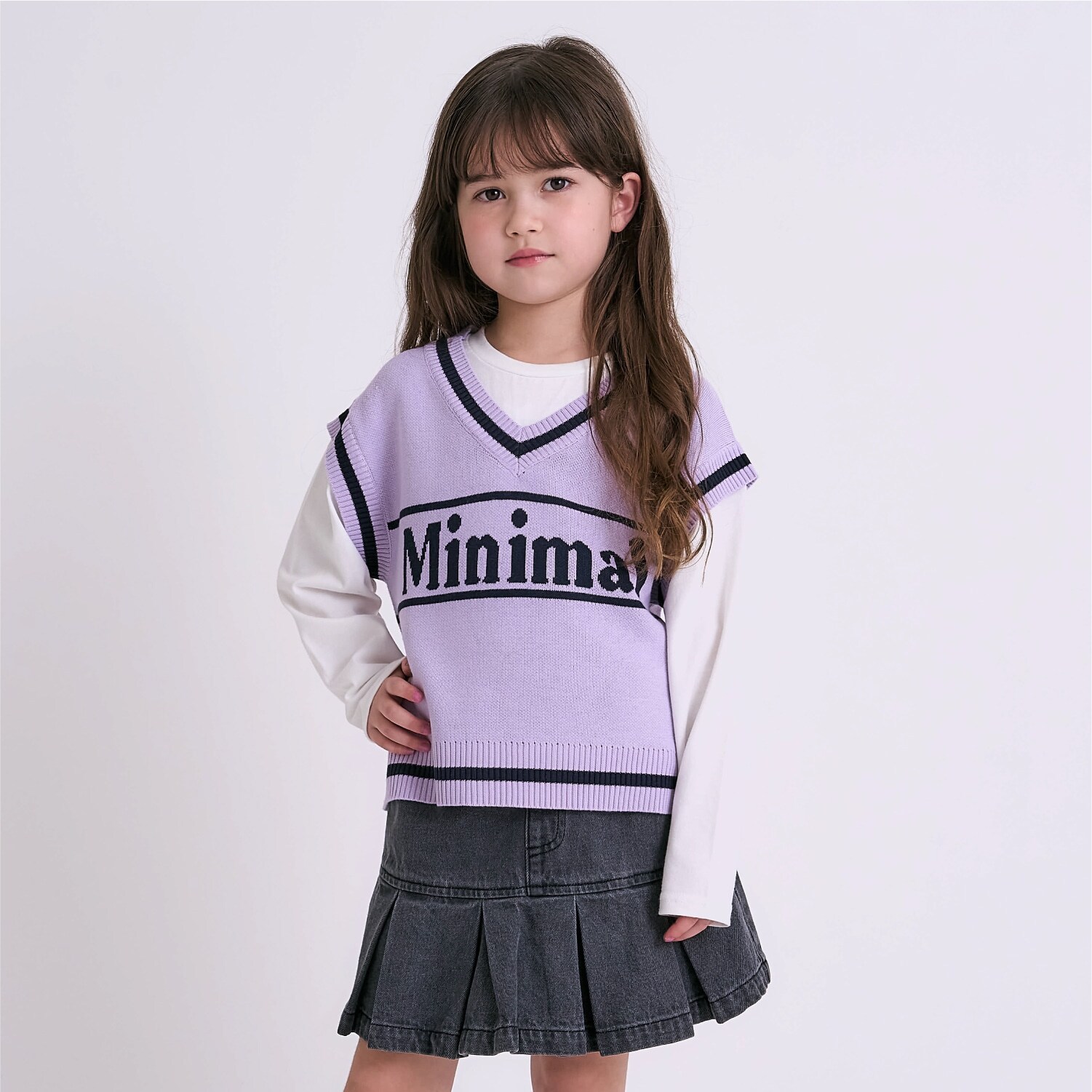 【アラエル】ベストレイヤードTシャツ