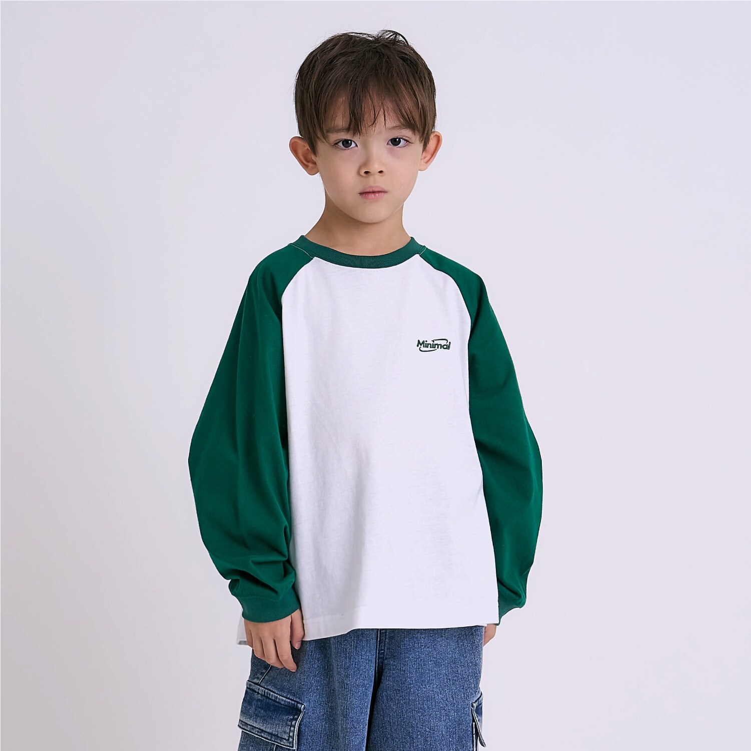 【DailyME】C100/防汚/ラグラン長Ｔ