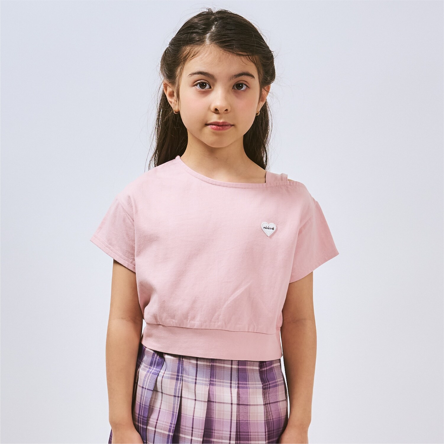 【綿100%】ワンショル半袖ロゴTシャツ