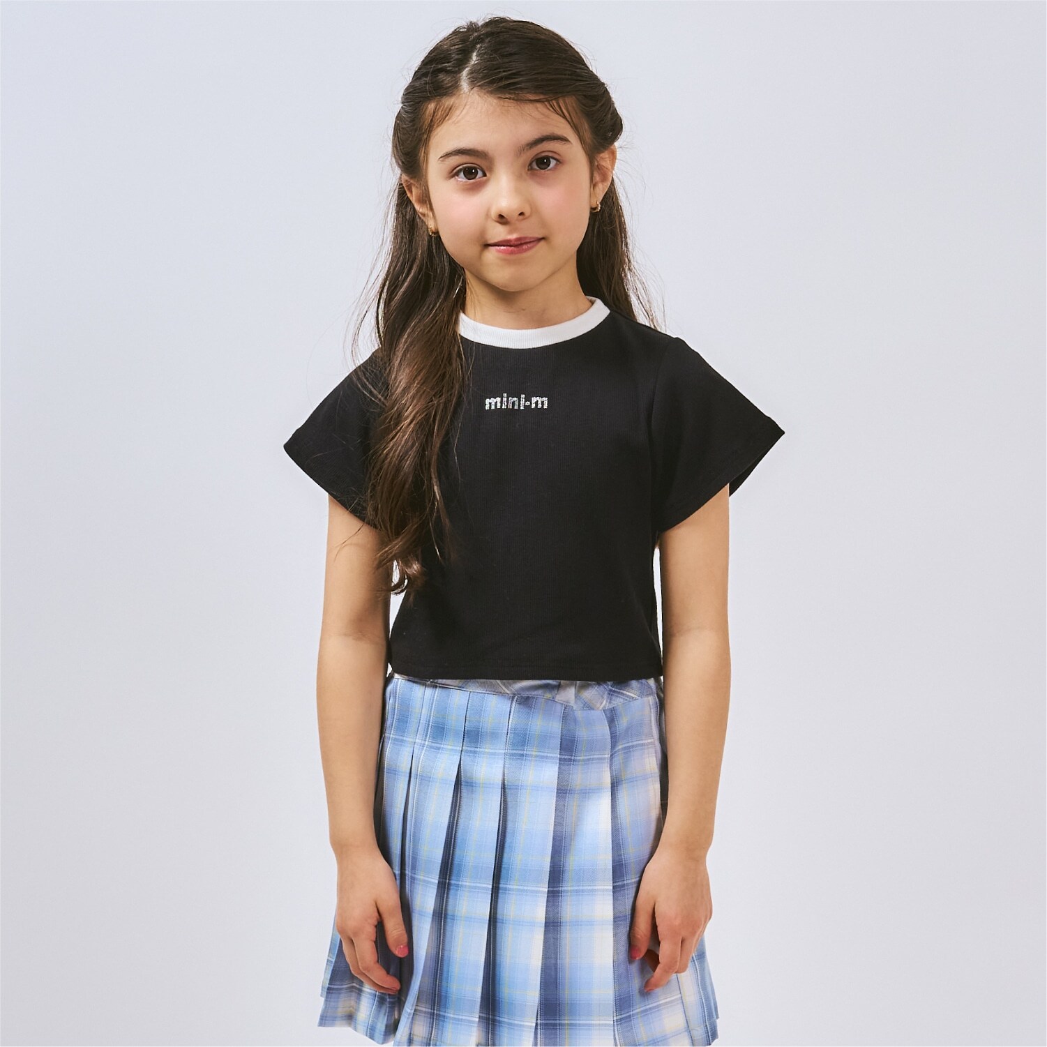 【サラサラプラス】【吸水速乾】テレコ半袖ちびT