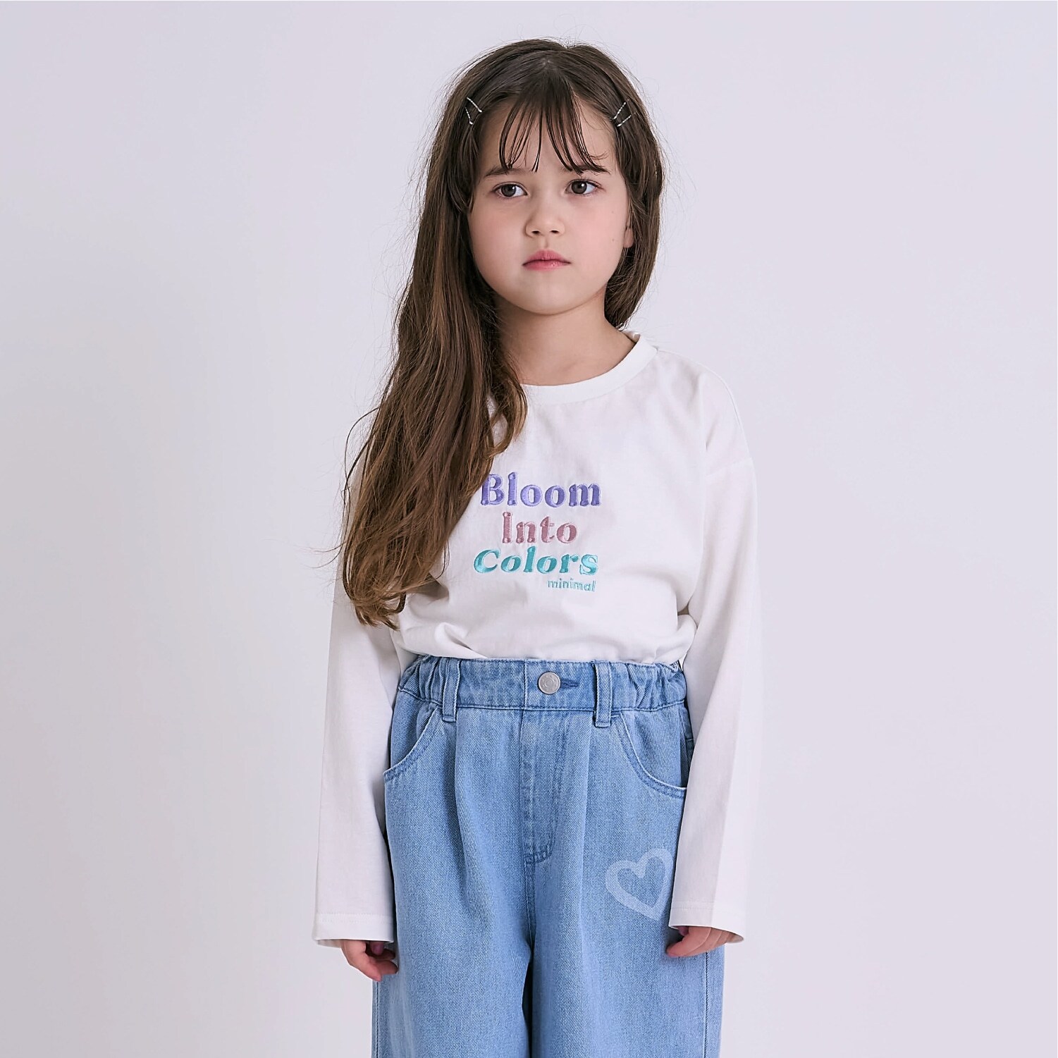 【綿100】【プチプラ】アソートグラフィック長袖Tシャツ