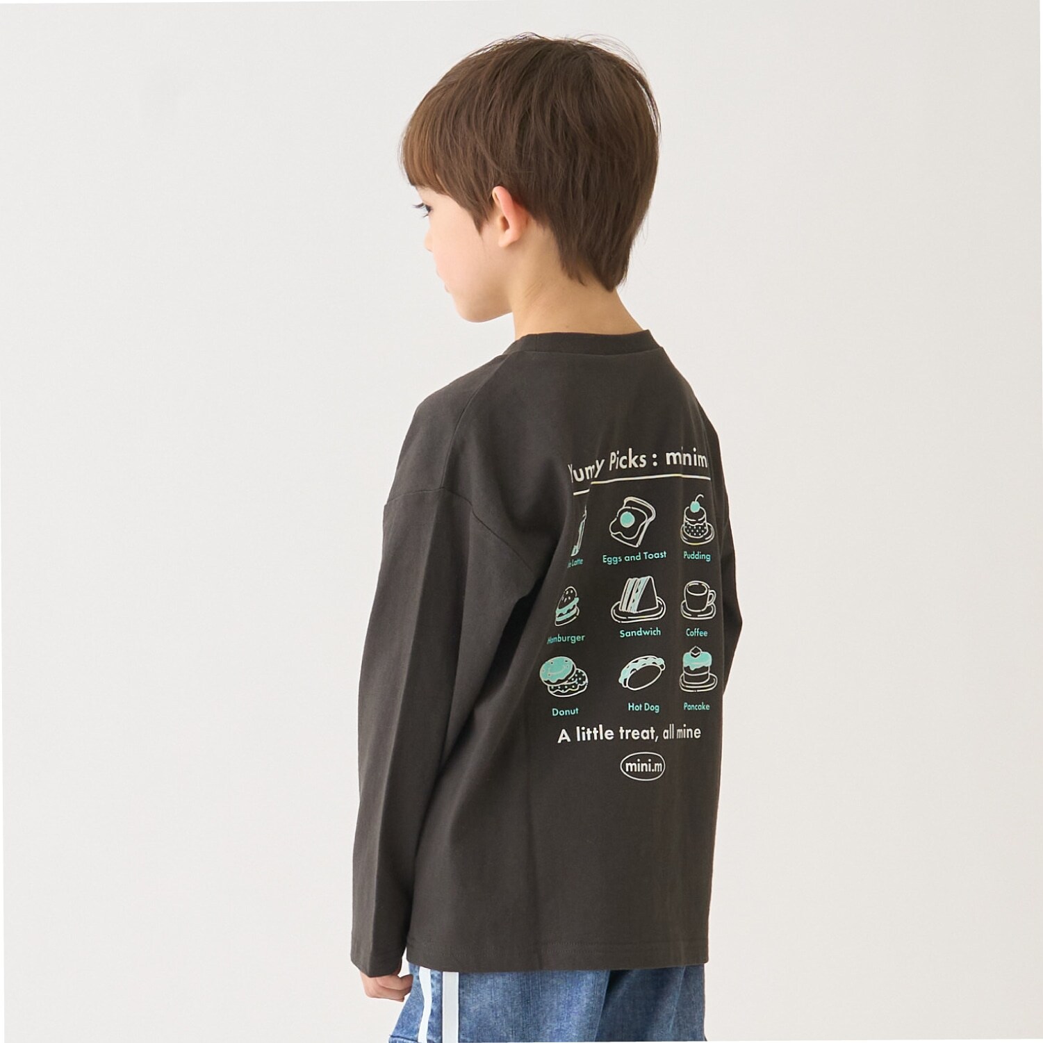 【綿100】【プチプラ】アソートグラフィック長袖Tシャツ