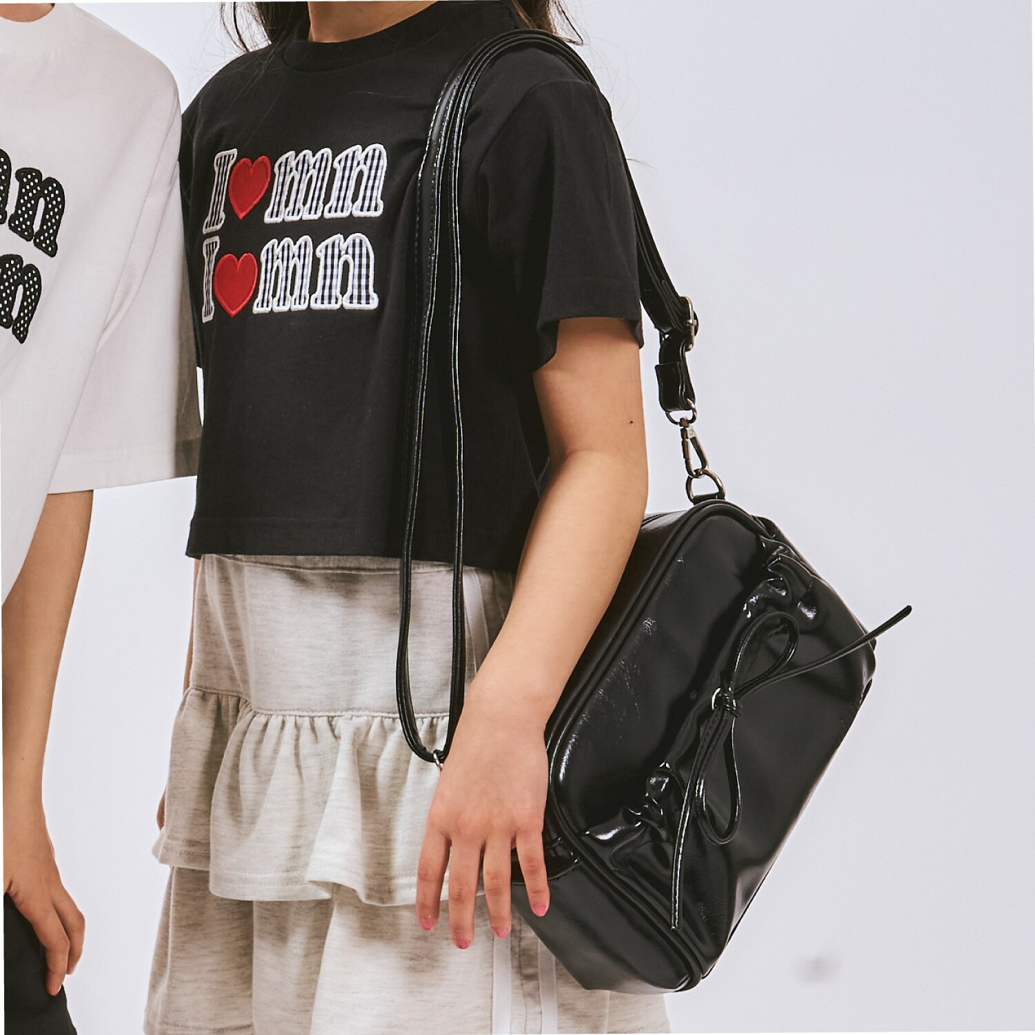 リボンショルダーバッグ