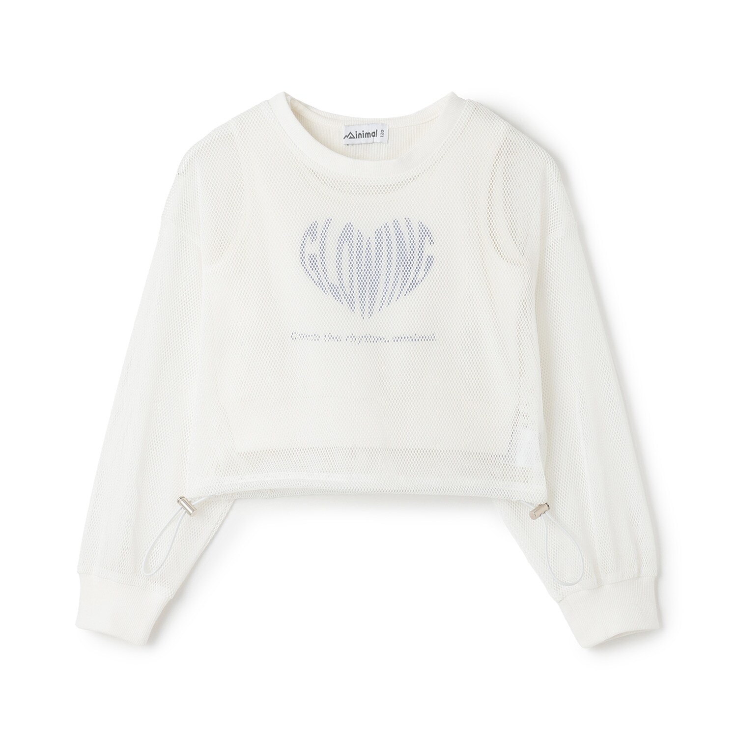 【安心インナーつき】メッシュ長袖Tシャツ