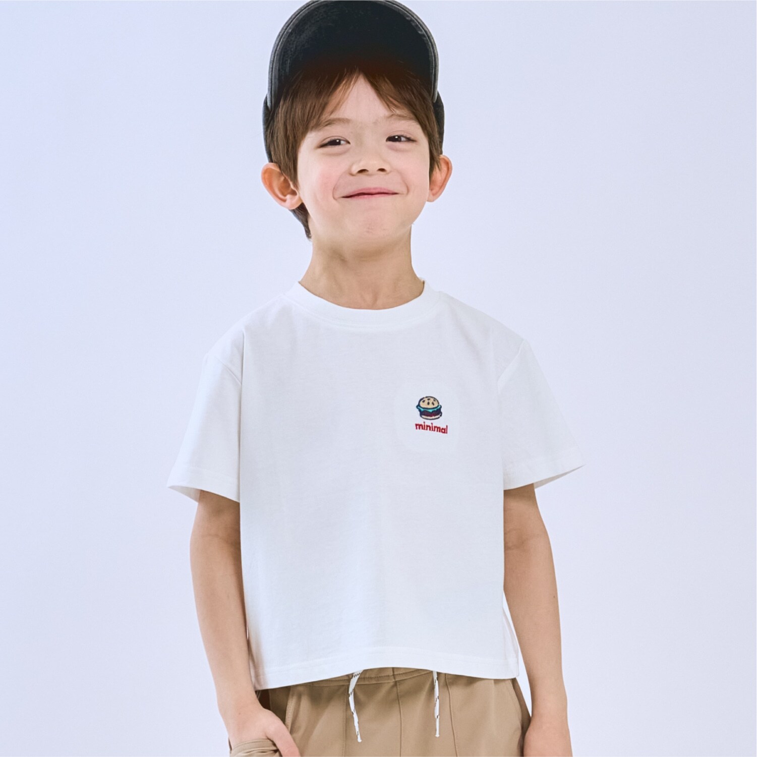【綿100】プチプラワンポイント半袖Tシャツ