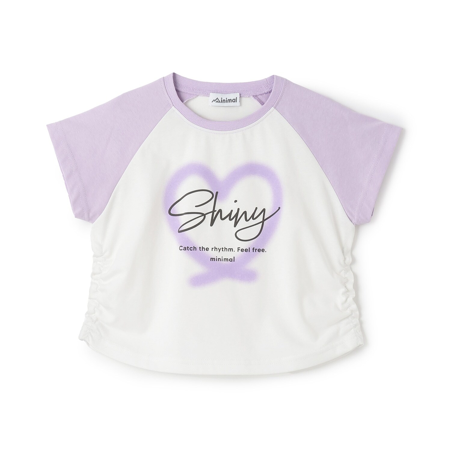 【接触冷感】クロップドラグラン半袖Tシャツ