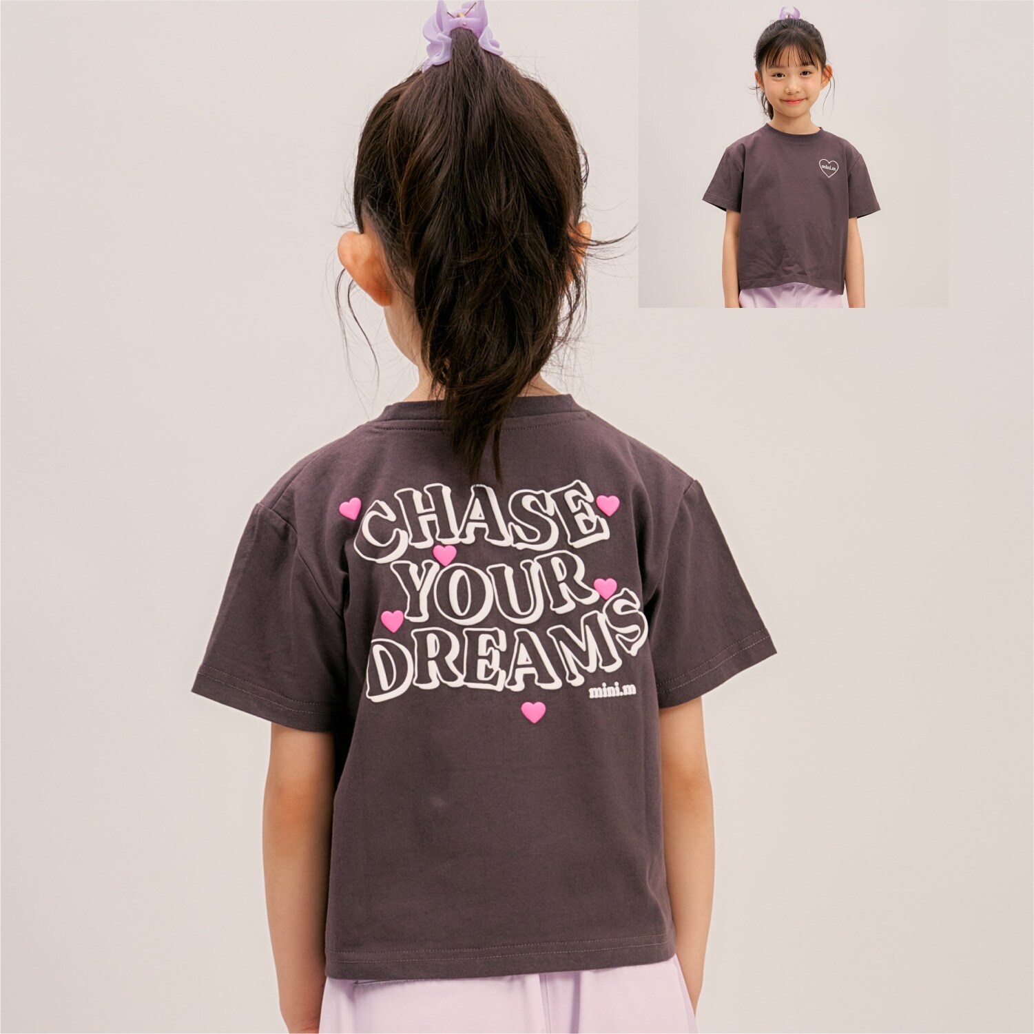 【綿100%】【プチプラ】モチーフバックプリント半袖Tシャツ