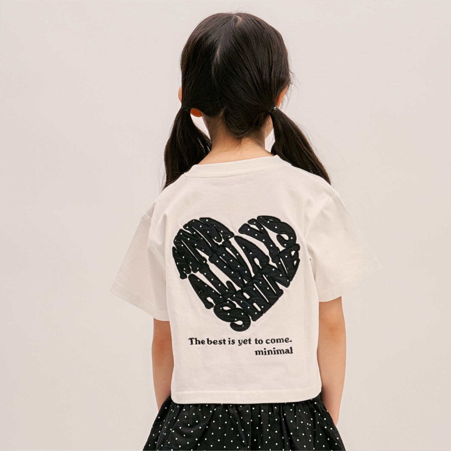 【綿100%】バックハートTシャツ