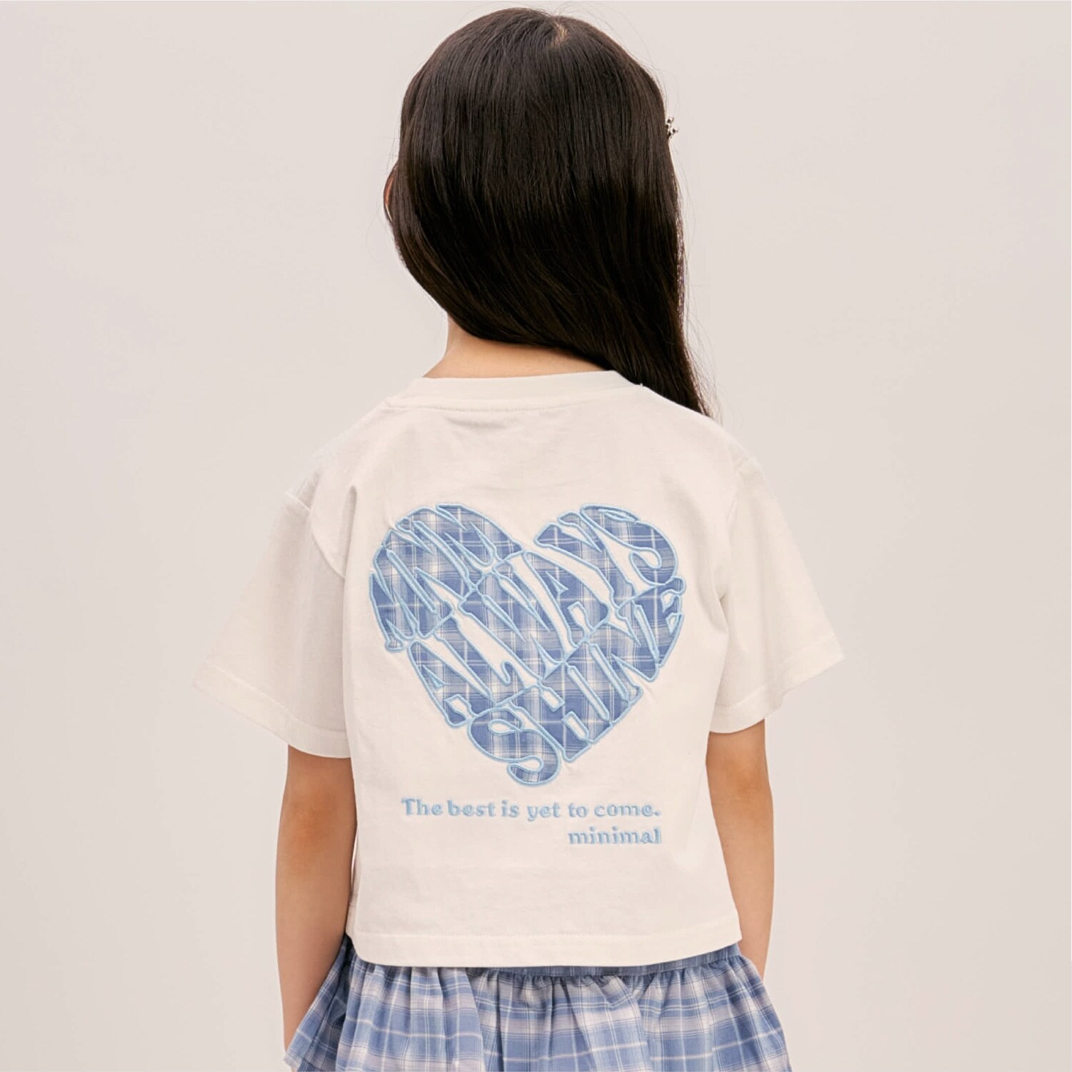 【綿100%】バックハートTシャツ
