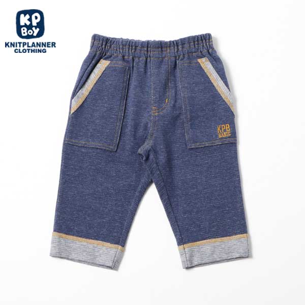 デニムライクなストレッチパンツ(80～90)