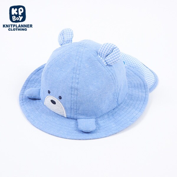 くまモチーフのダンガリー帽子(46～48)