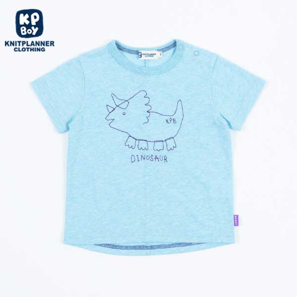 デザートコットンの恐竜Tシャツ(80～90)