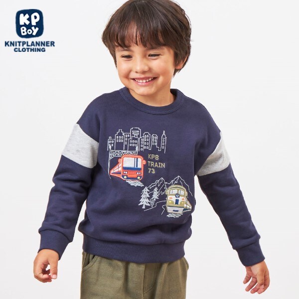 KPBOY(ケーピーボーイ)電車トレーナー(80～120)