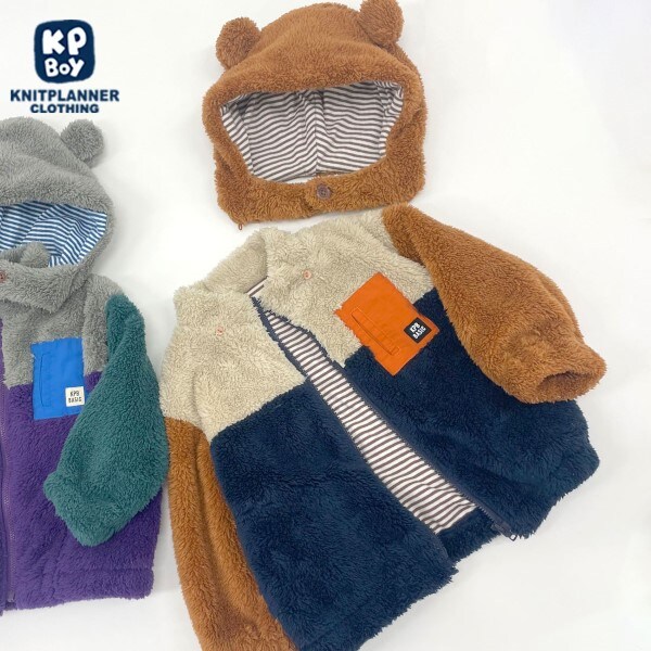 KPBOY(ケーピーボーイ)クレイジークマボアジャケット(80～120)