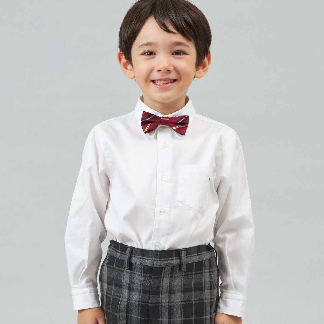 KPBOY(ケーピーボーイ)ブロードシャツ(110～130)