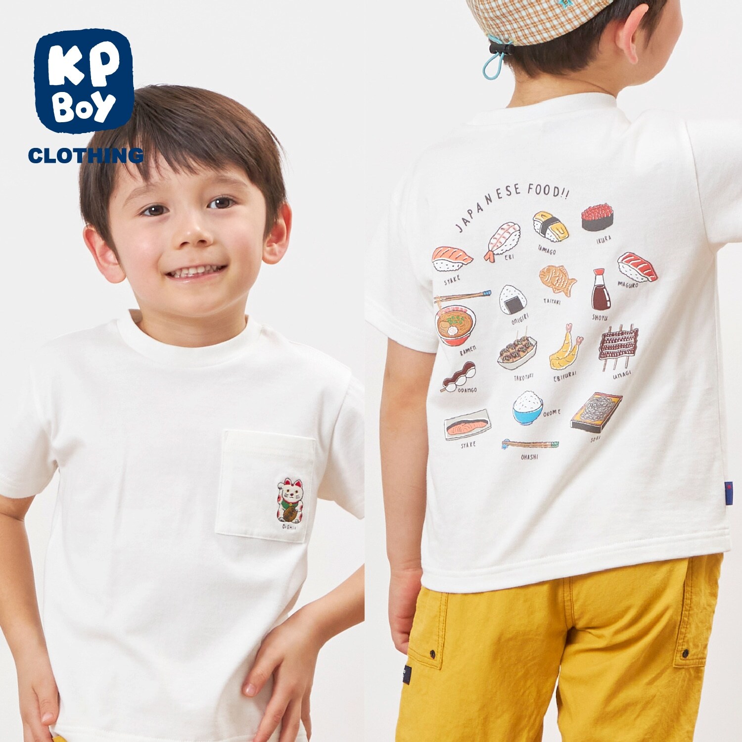 日本製/JAPANESEFOOD半袖Tシャツ(100-130cm)