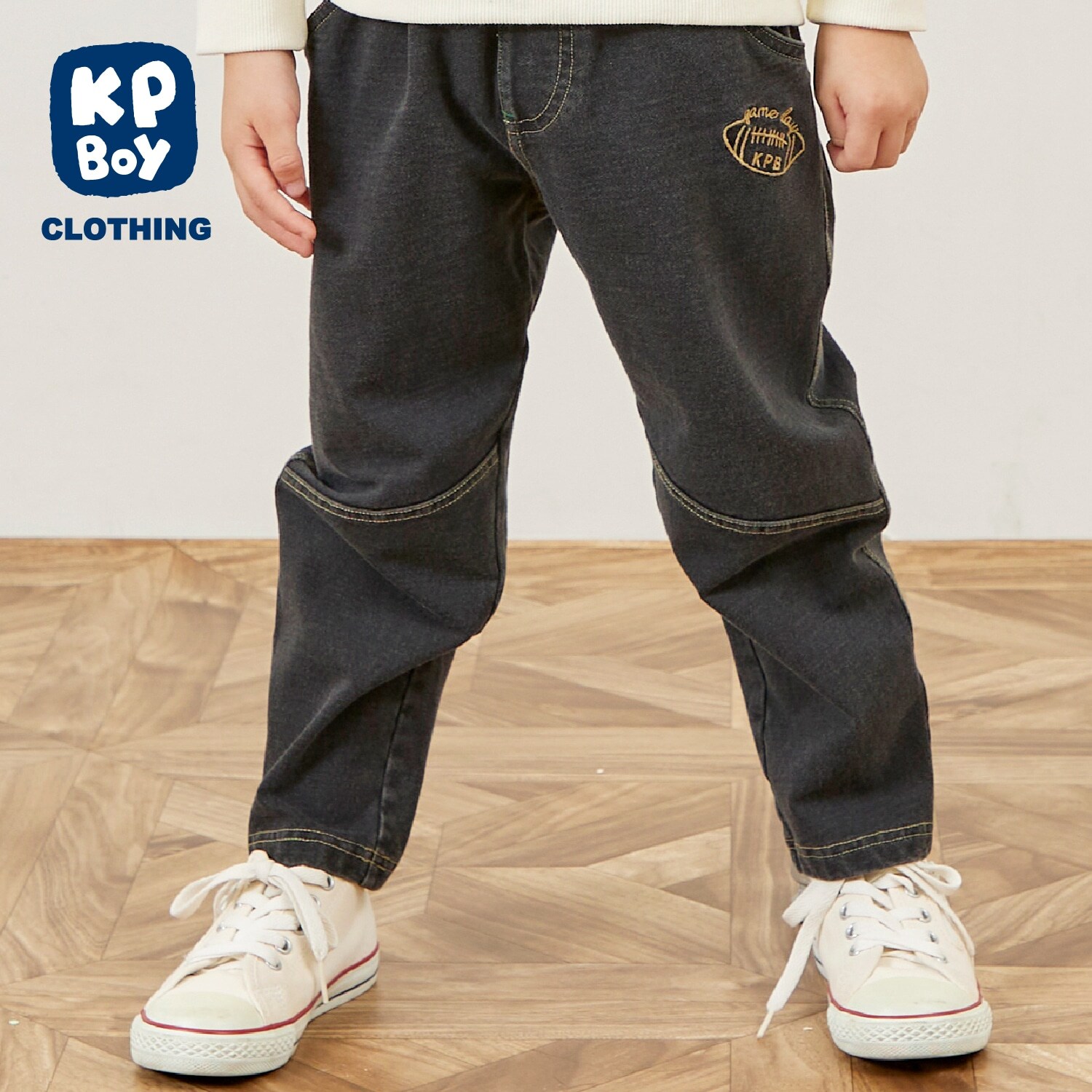 インディゴデニムニット パンツ