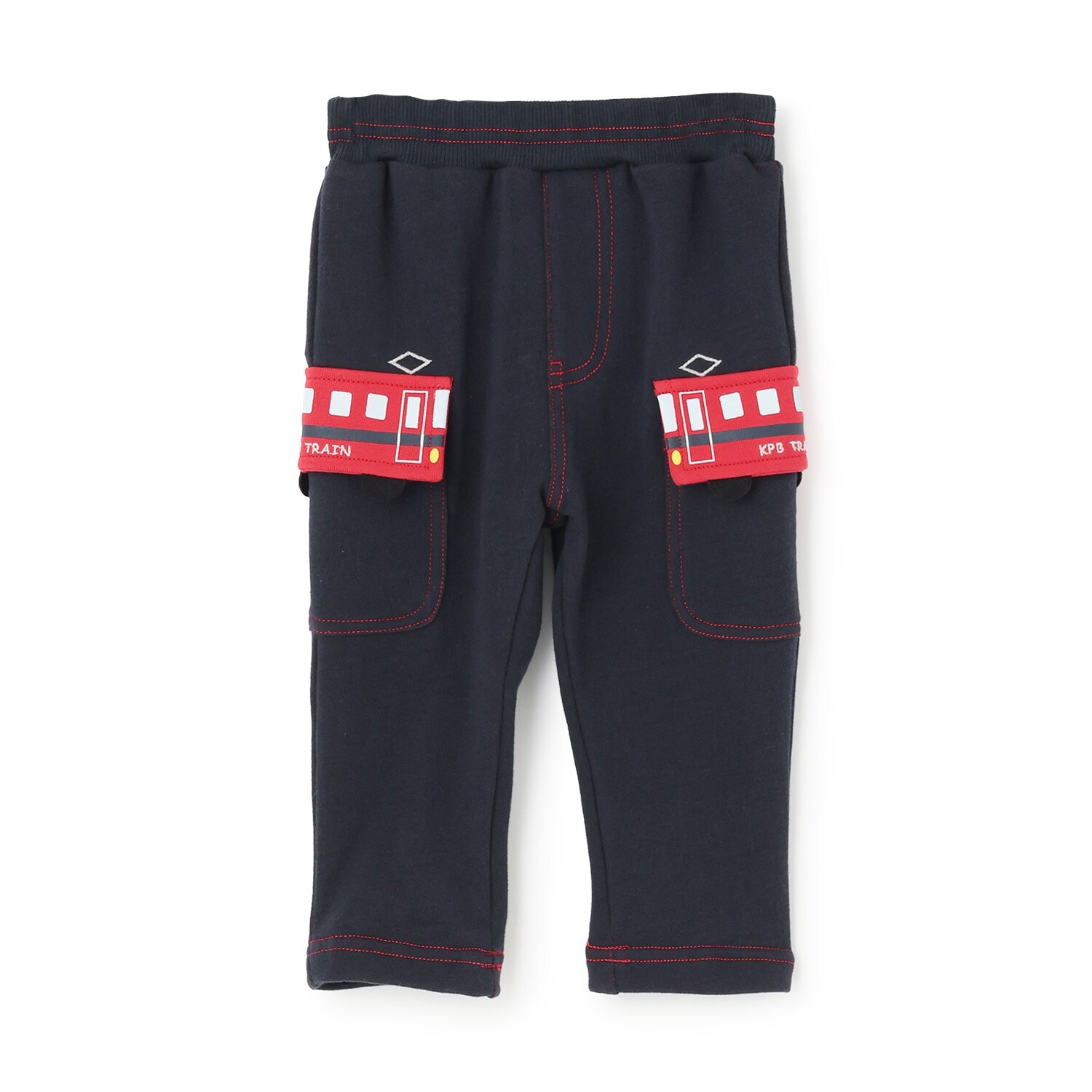 電車フラップ 裏毛カーゴパンツ