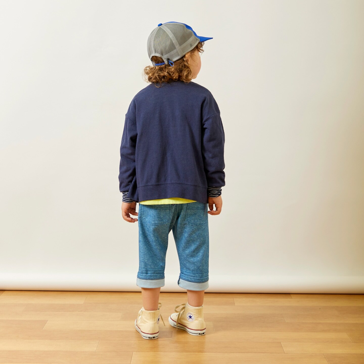 ドライメッシュ デニムプリント パンツ