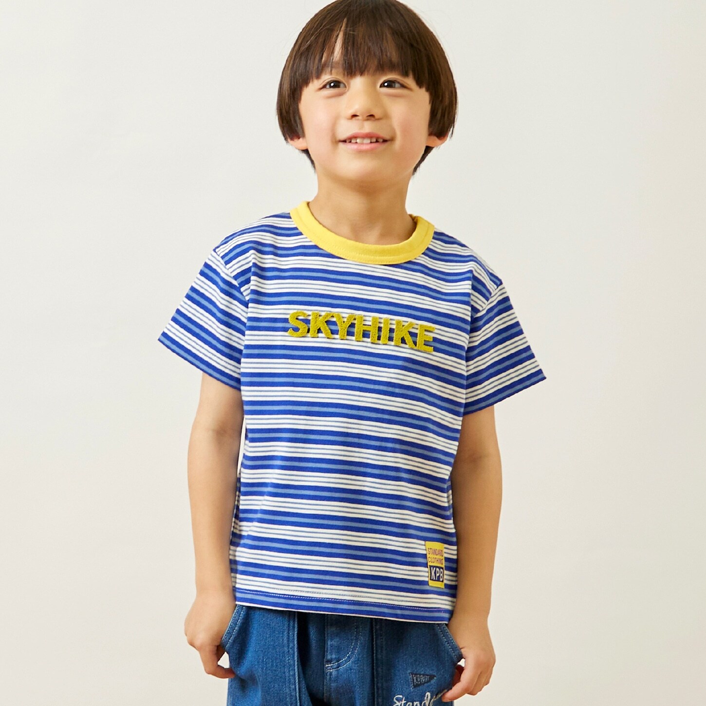 マルチボーダー半袖Tシャツ