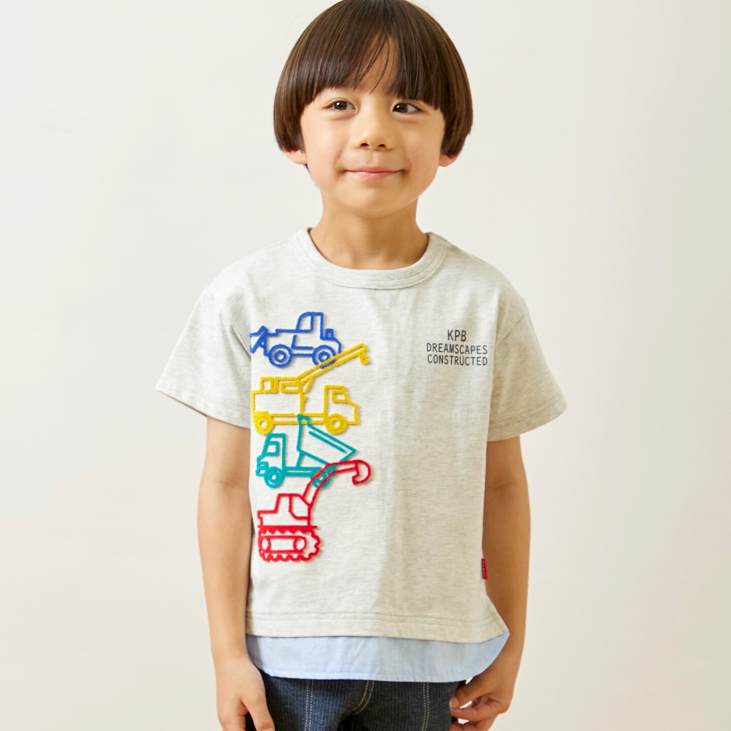 働く車 半袖Tシャツ