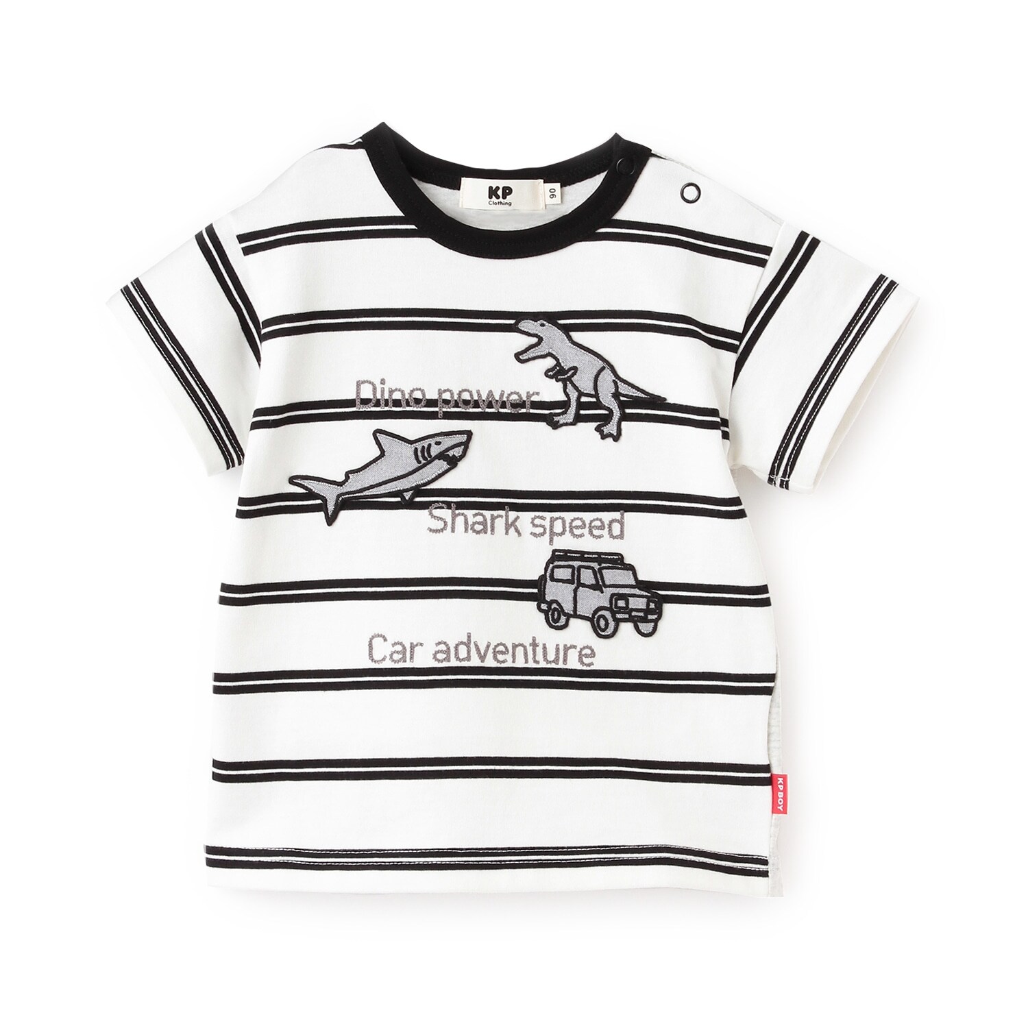 ワッペン ボーダーＴシャツ