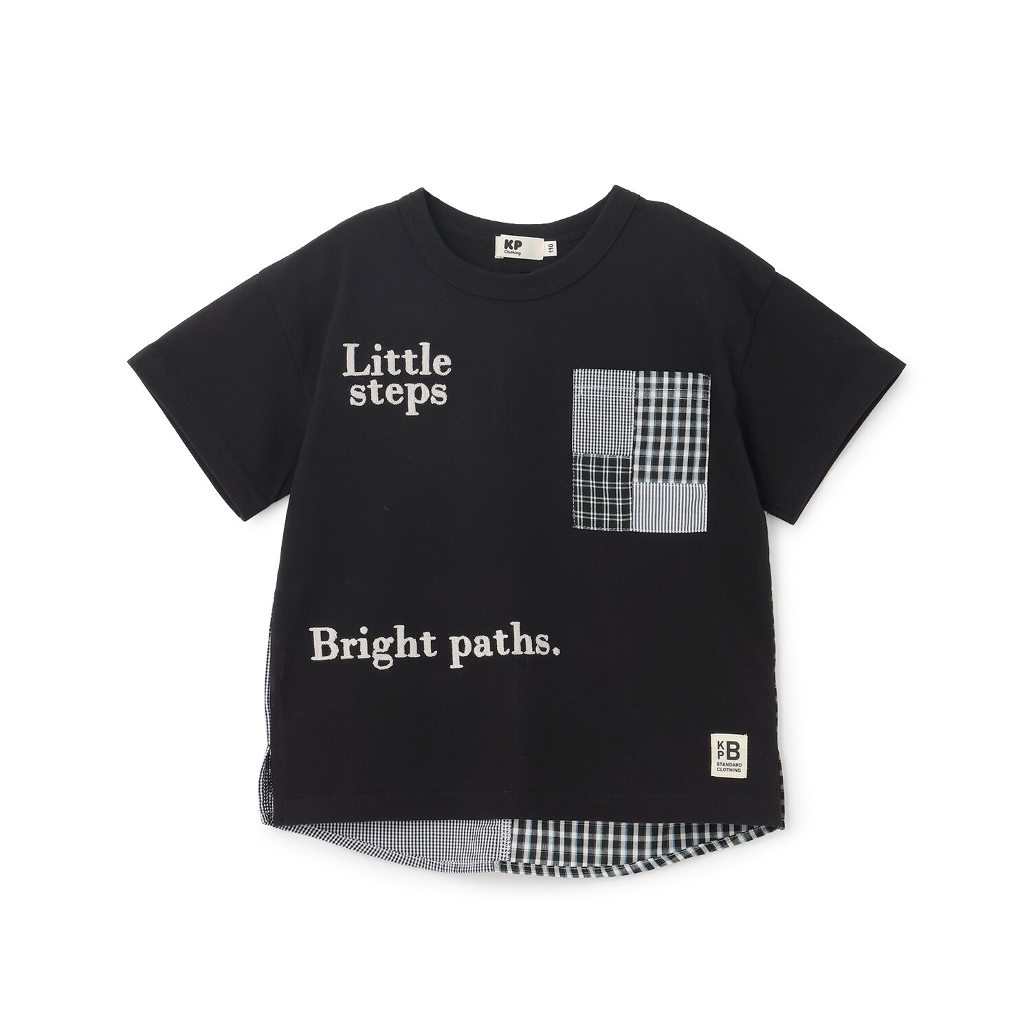 パッチワーク切り替え Tシャツ