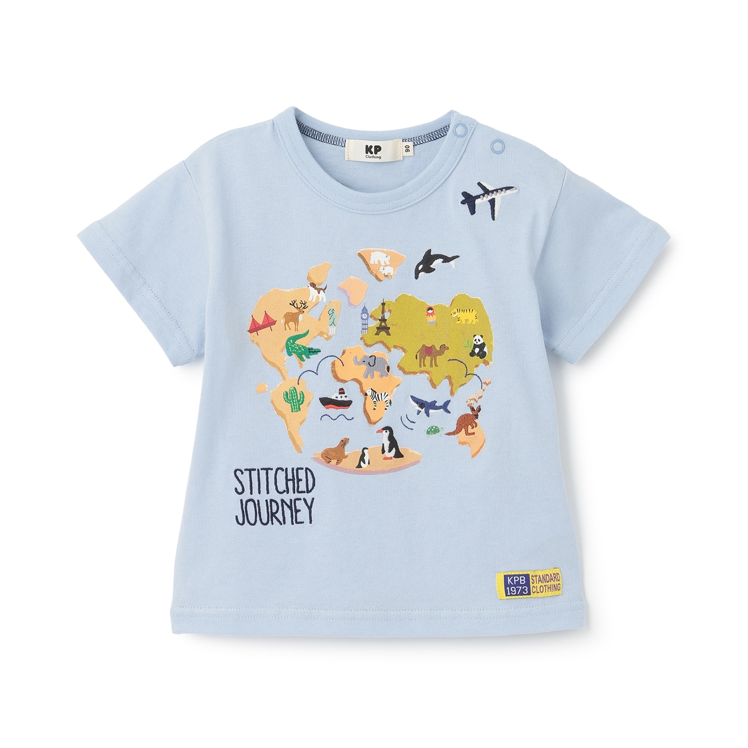 世界地図モチーフ Tシャツ