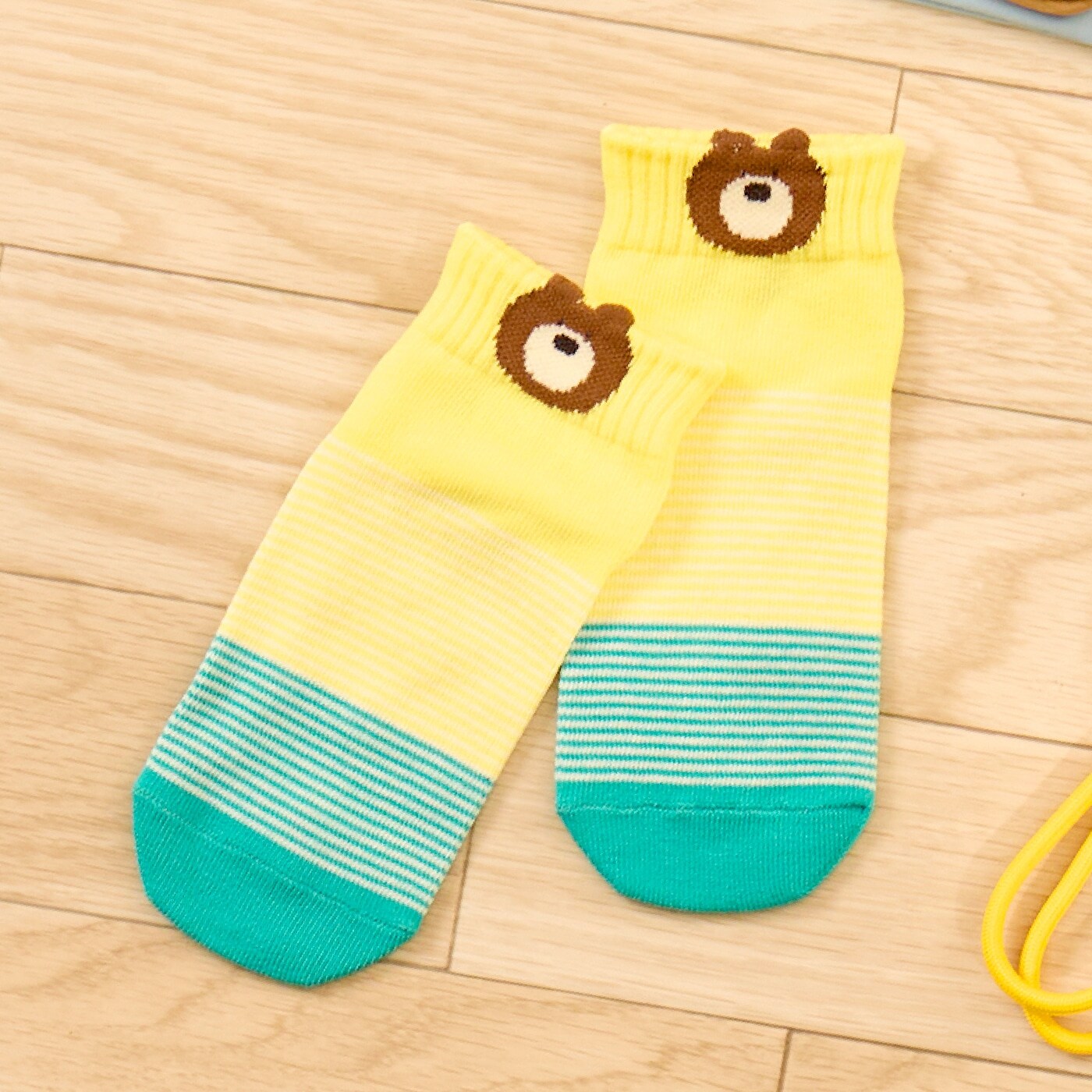 くま スニーカー丈ソックス