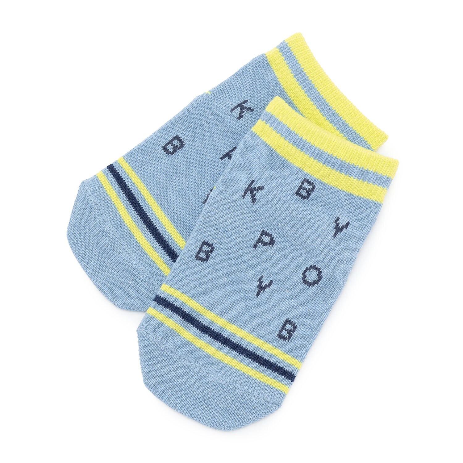 KPB総柄 スニーカー丈ソックス 【COOLMAX】