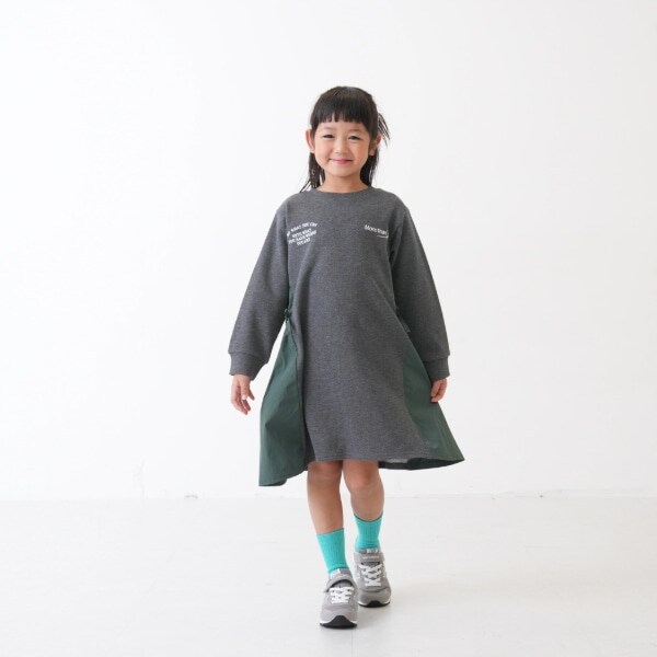 【リンク】サイド布帛切替ワンピ