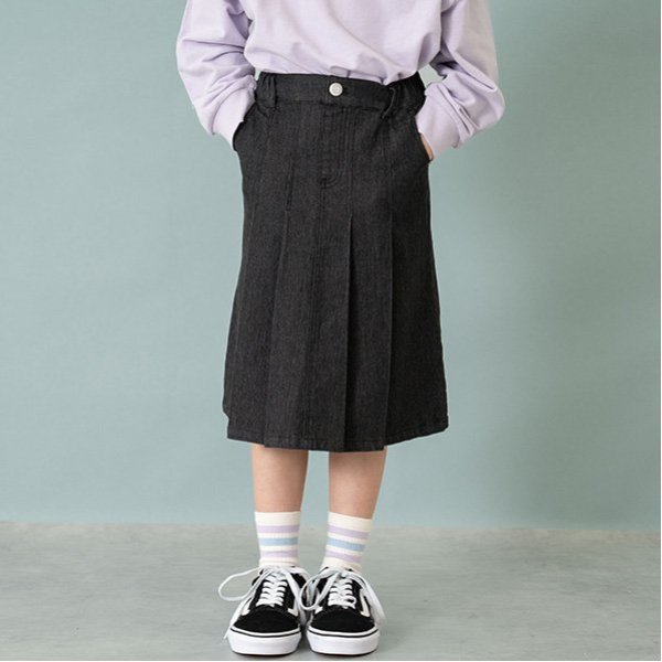 デニムタックスカート